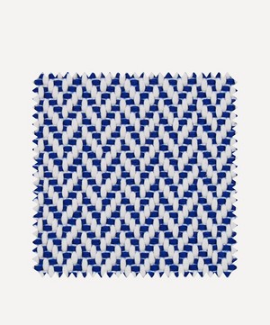 Liberty Interiors - Outdoor Fabric Swatch – Marquee Painswick Weave in Lapis image number 0