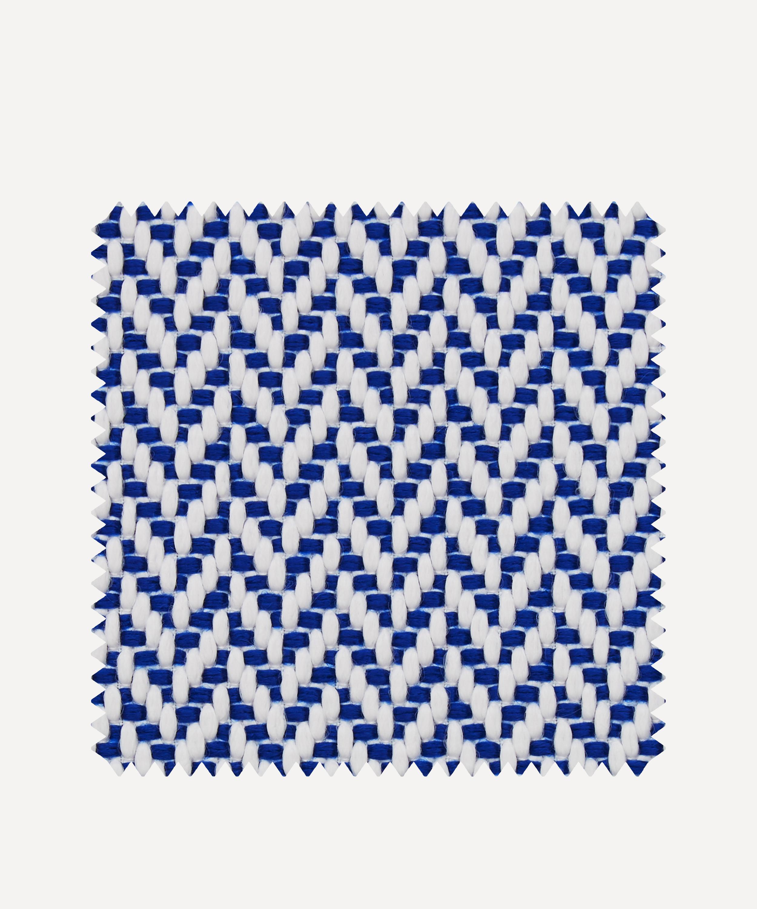 Liberty Interiors - Outdoor Fabric Swatch – Marquee Painswick Weave in Lapis image number 0