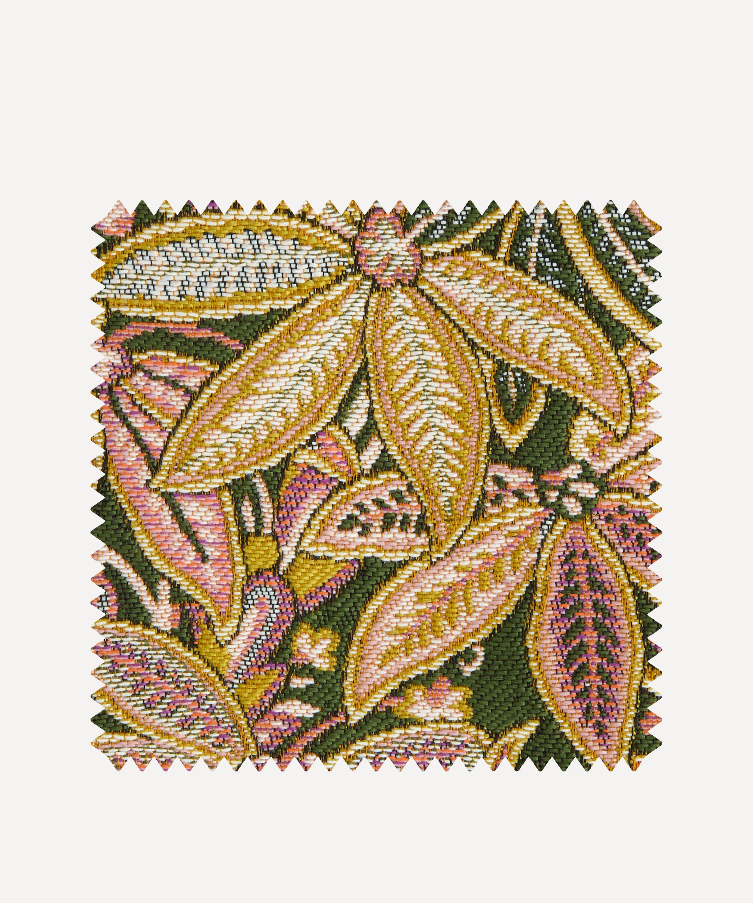 Liberty Interiors - Outdoor Fabric Swatch – Persian Voyage Jacquard Gatton in Pewter image number 0