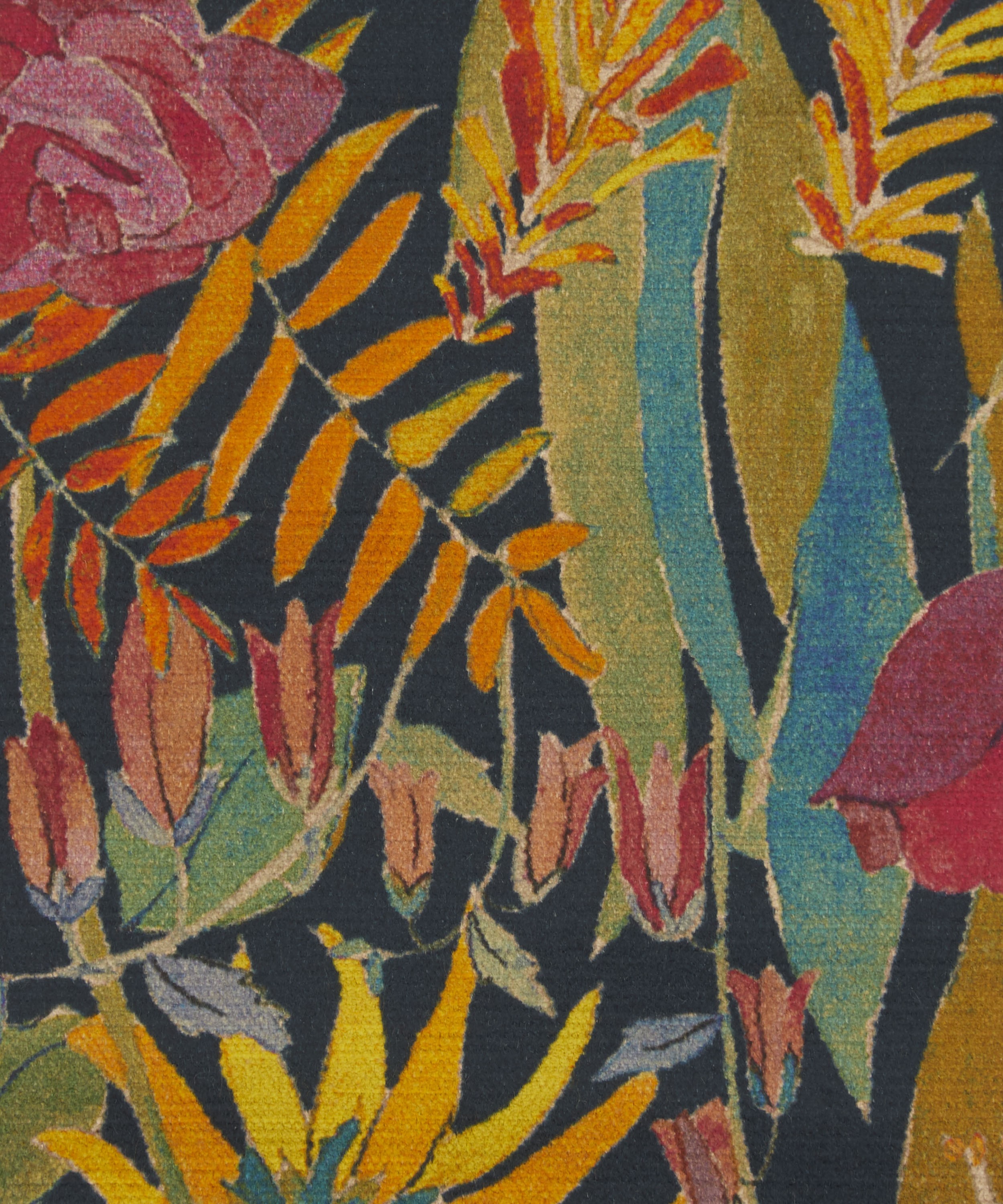 Liberty Interiors - Faria Flowers Velvet in Marigold image number 0