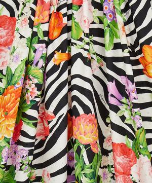 Ungaro - Flowers with Stripes Silk Jacquard image number 2