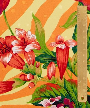 Ungaro - Flowers with Stripes Silk Jacquard image number 4