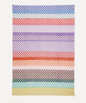 Paul Smith - Checker Wool-Blend Scarf image number 1
