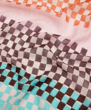 Paul Smith - Checker Wool-Blend Scarf image number 3