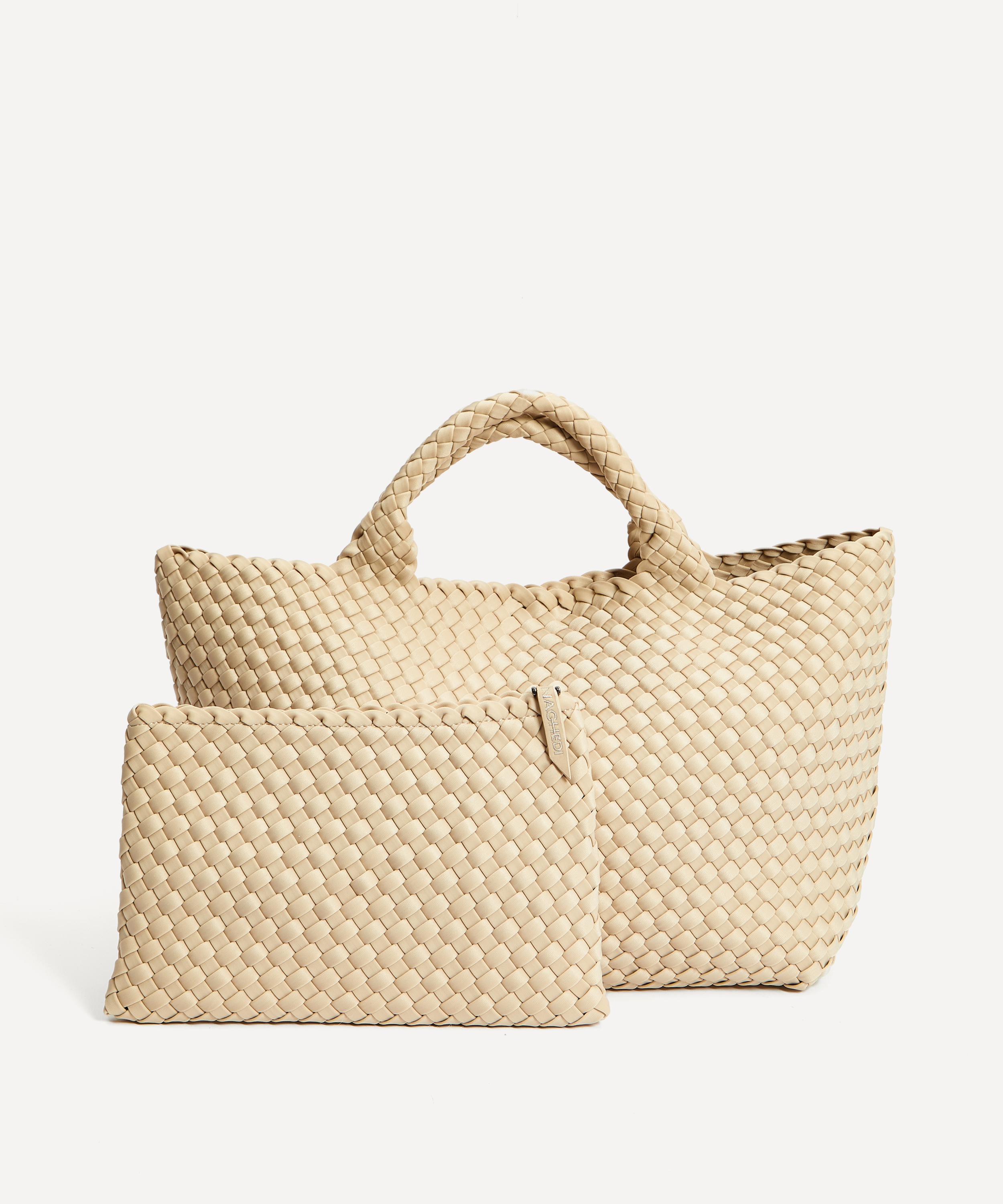 NAGHEDI Women's St Barths Medium Woven Tote Bag