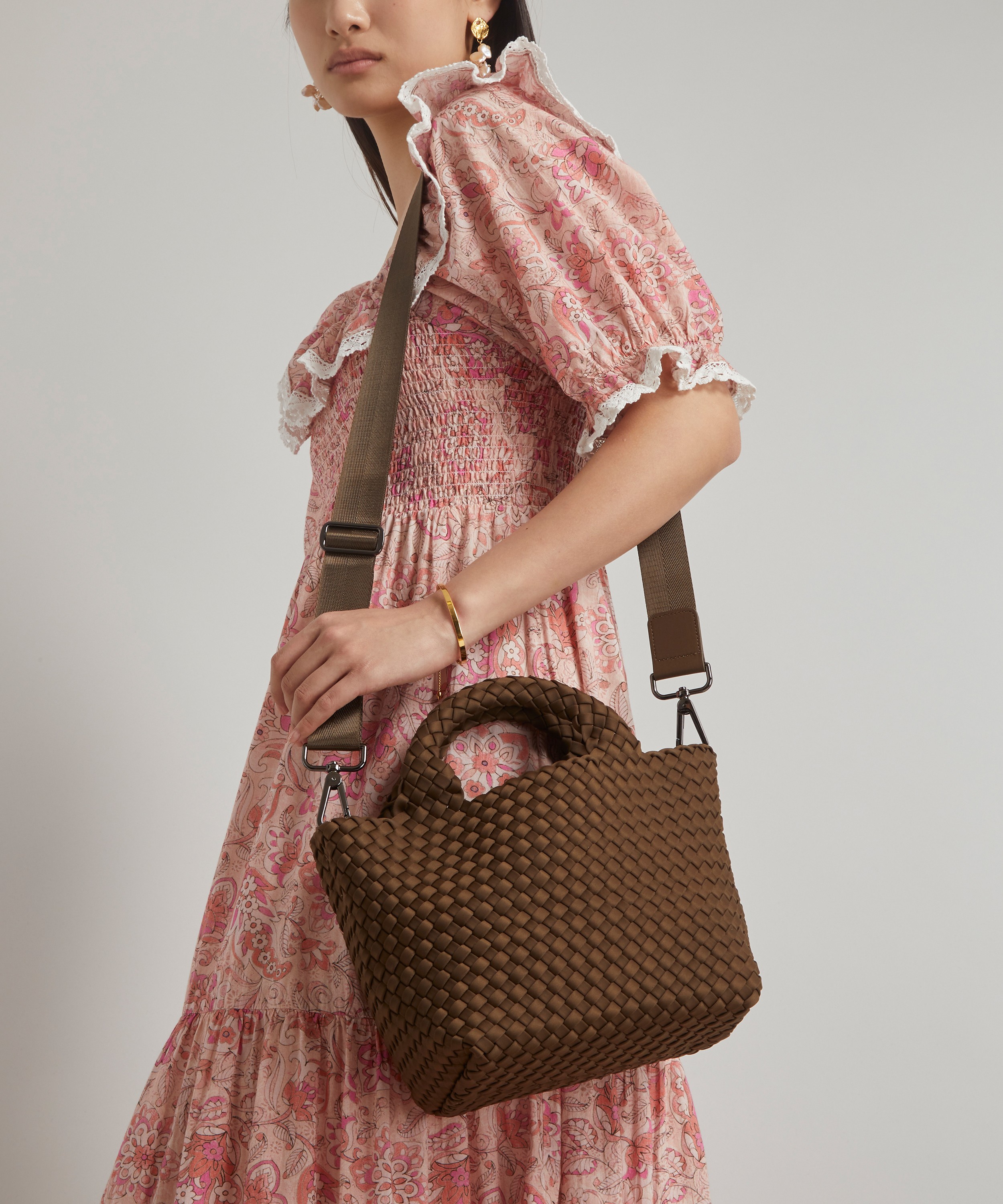 Fashion Women Woven Silk Scarf Shoulder Bag Summer Small Handbags