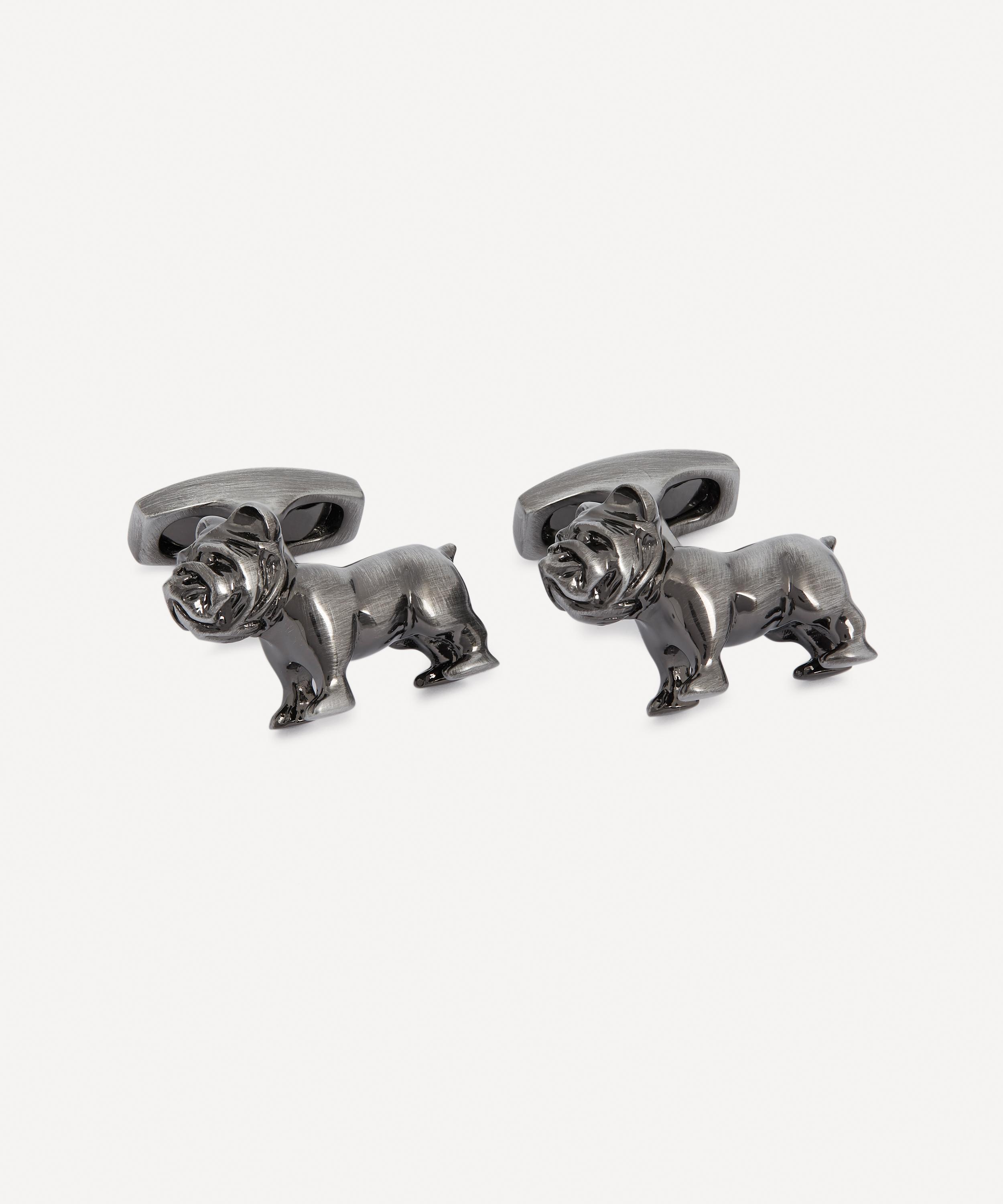 Simon Carter - Gunmetal Bulldog Cufflinks image number 1