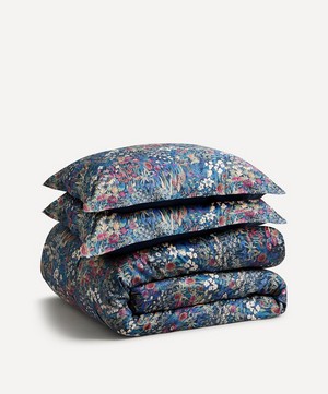 Liberty - Faria Flowers Cotton Sateen Super King Duvet Cover Set image number 0