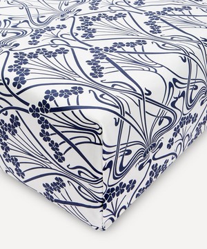 Liberty - Ianthe Cotton Sateen Double Fitted Sheet image number 0