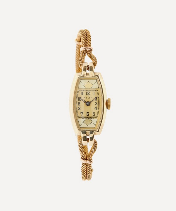 Designer Vintage - Art Deco Rolex 9ct Gold Watch image number null