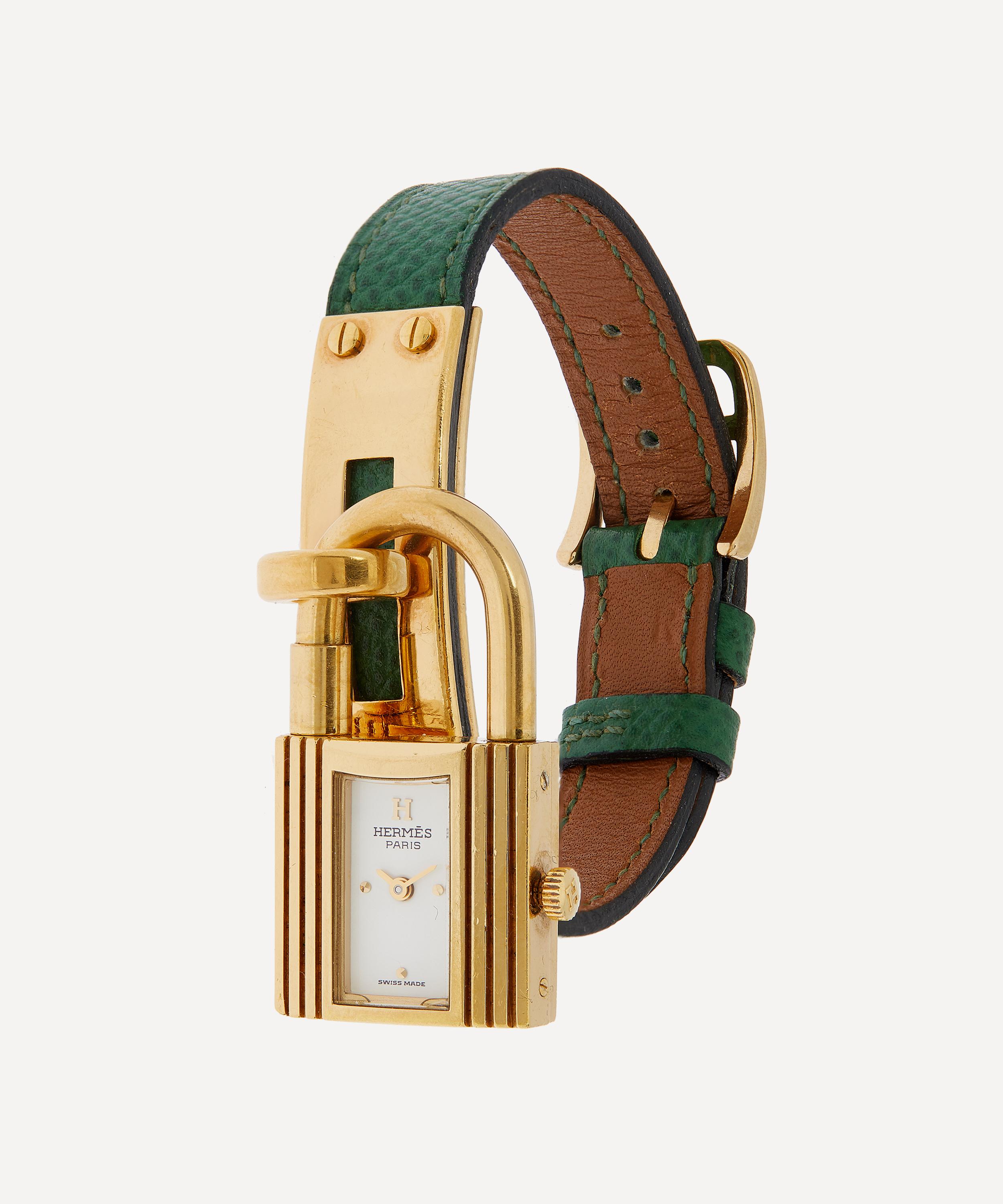 Designer Vintage - 1990s Hermes Gilt Kelly Watch image number 1