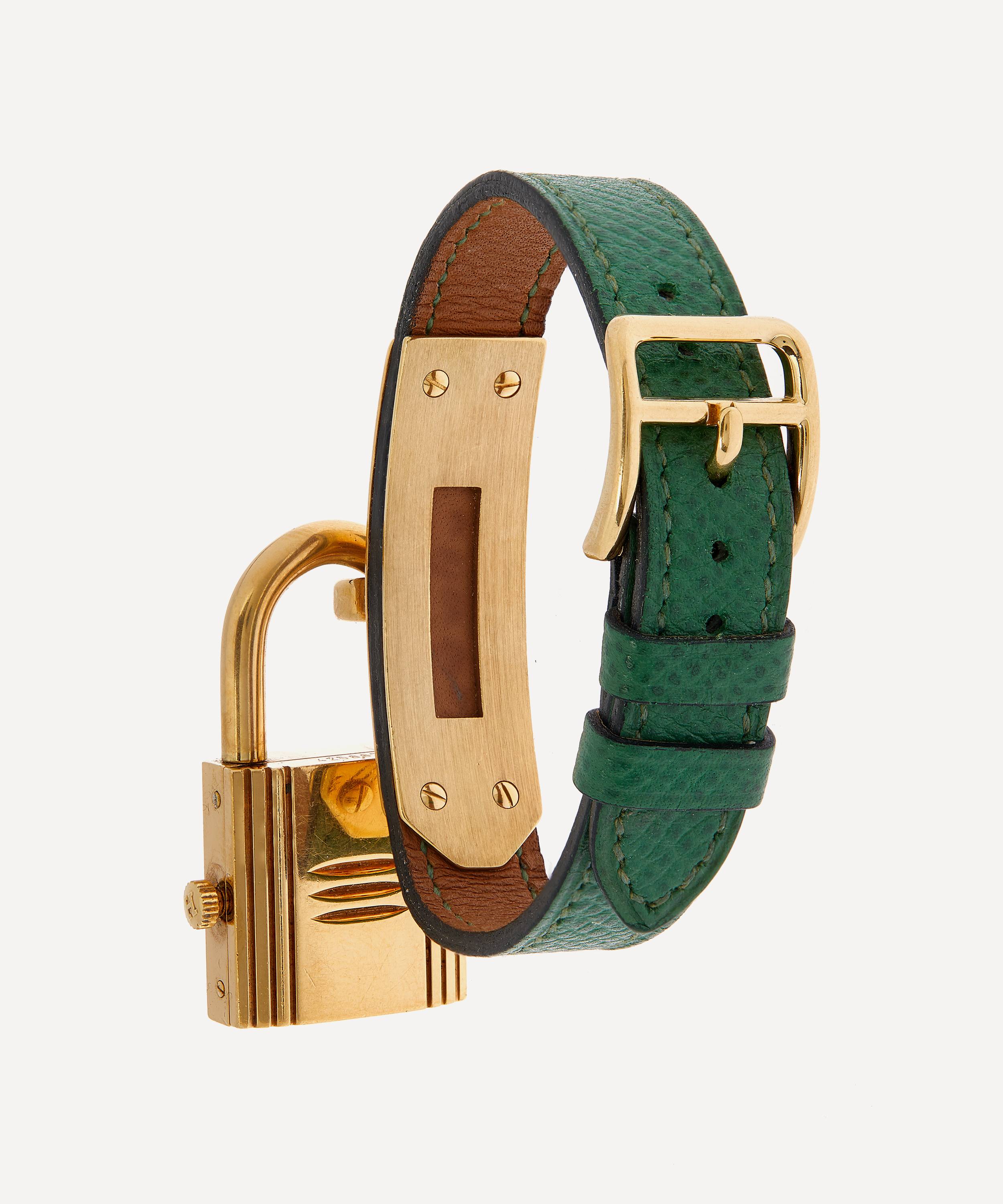 Designer Vintage 1990s Hermes Gilt Kelly Watch | Liberty