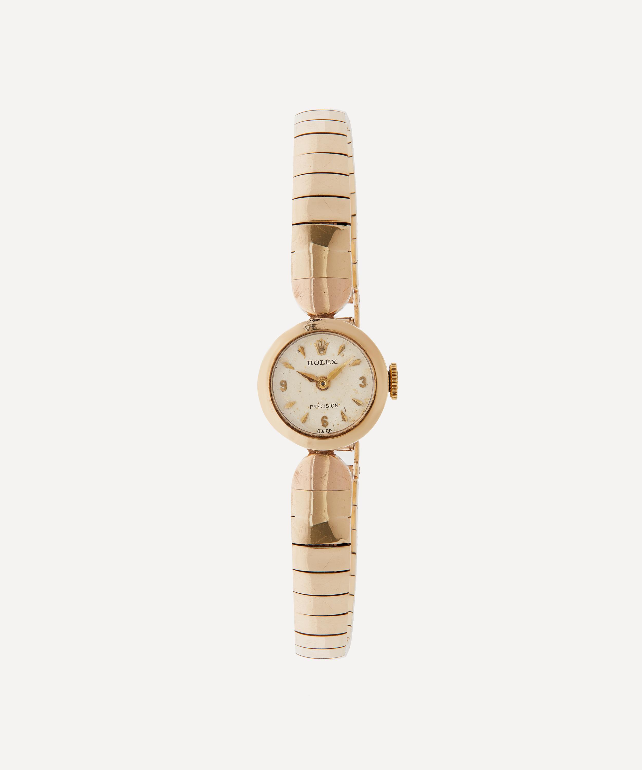 Designer Vintage - 1960s Rolex Precision 9ct Gold Watch image number 0