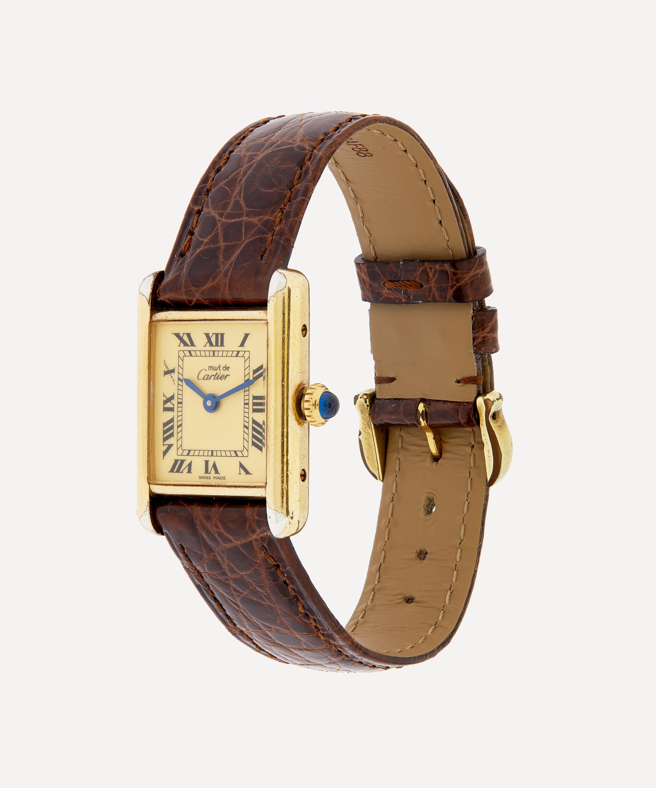 Cartier tank must hot sale de cartier vermeil