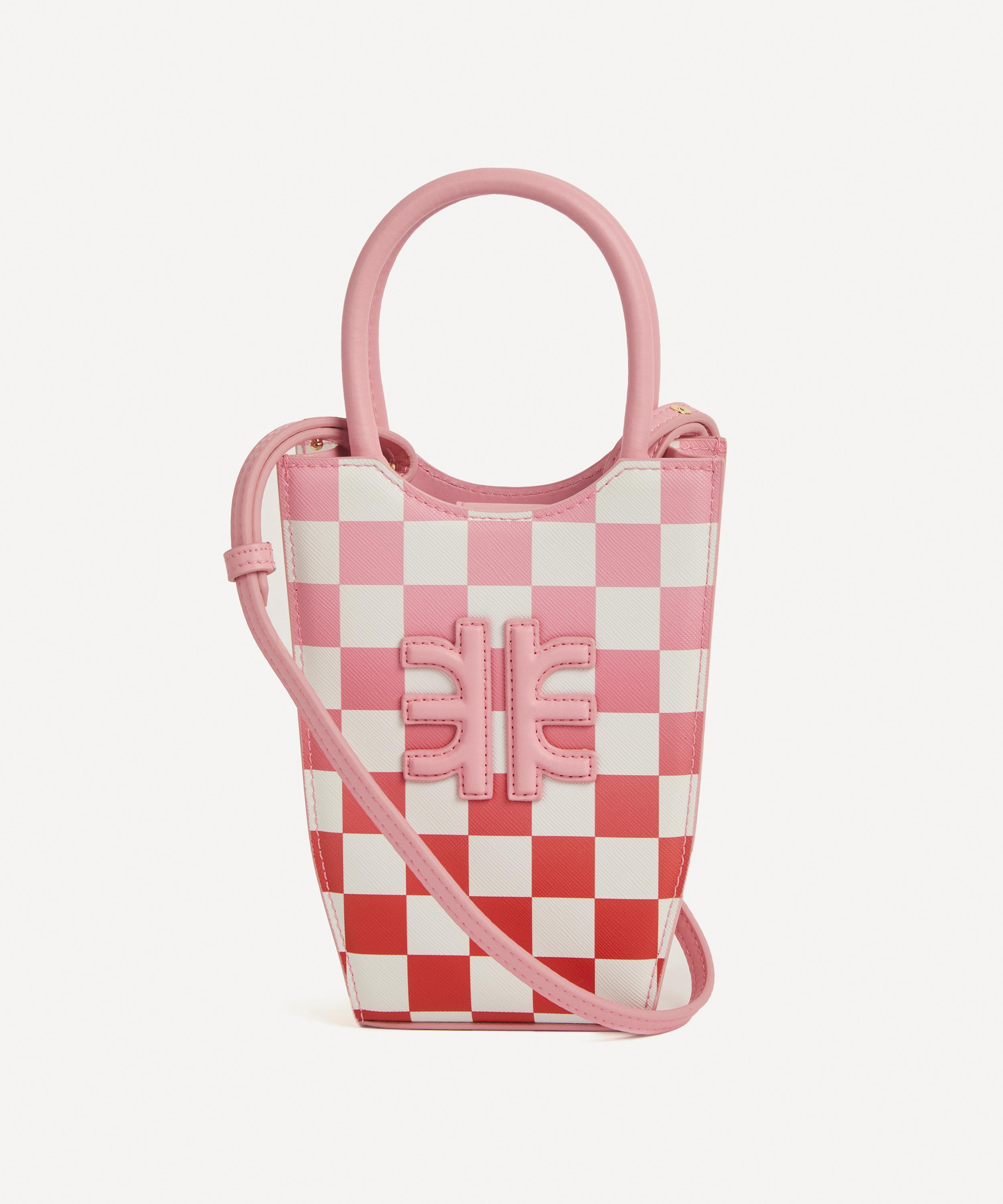 JW Pei FEI Gradient Checkerboard Phone Bag, From Egg Shoes to Cutouts,  Here's What Fashion Editors Are Loving This Month