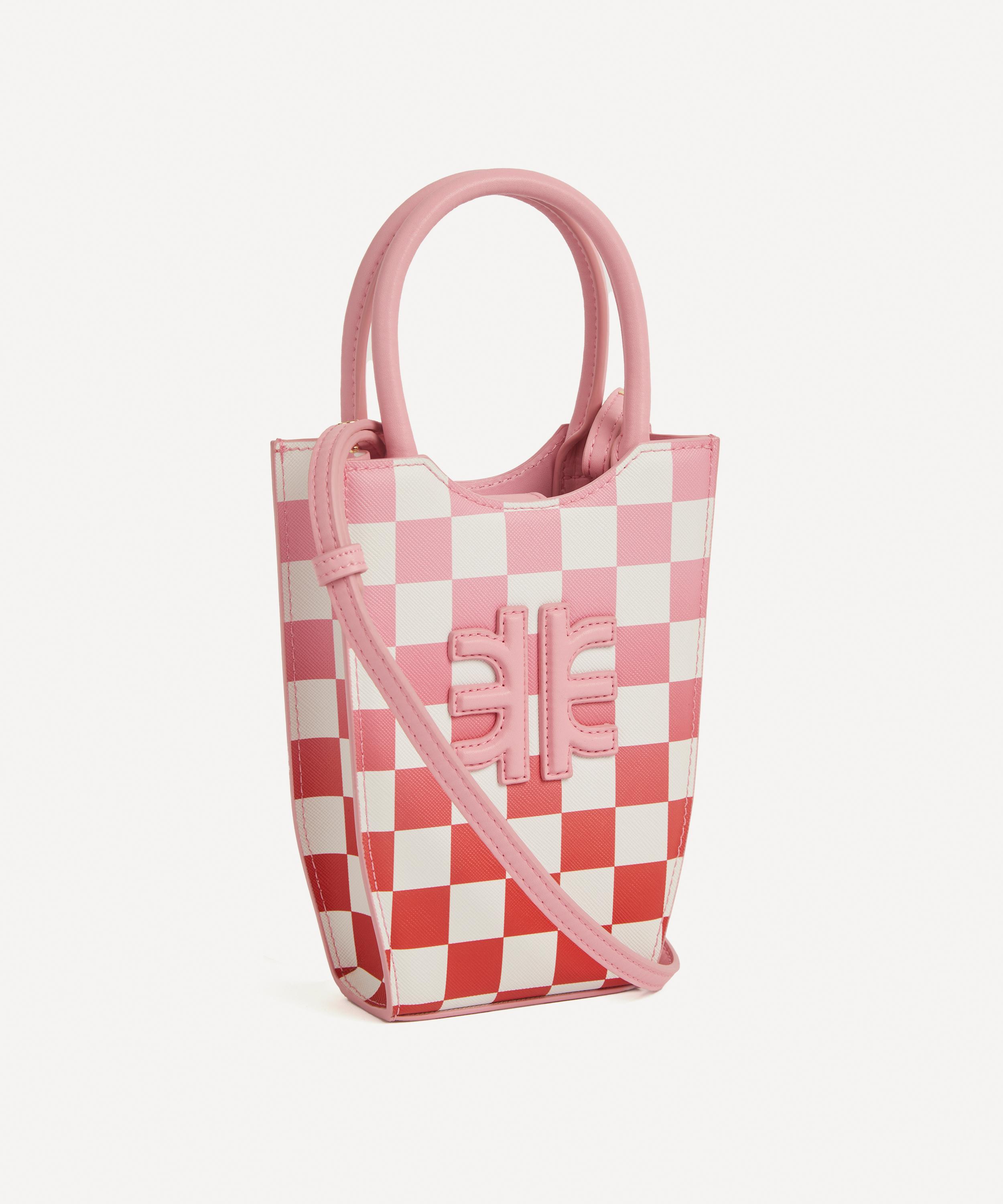 JW PEI - FEI Gradient Checkerboard Mini PVB Tote Bag image number 3