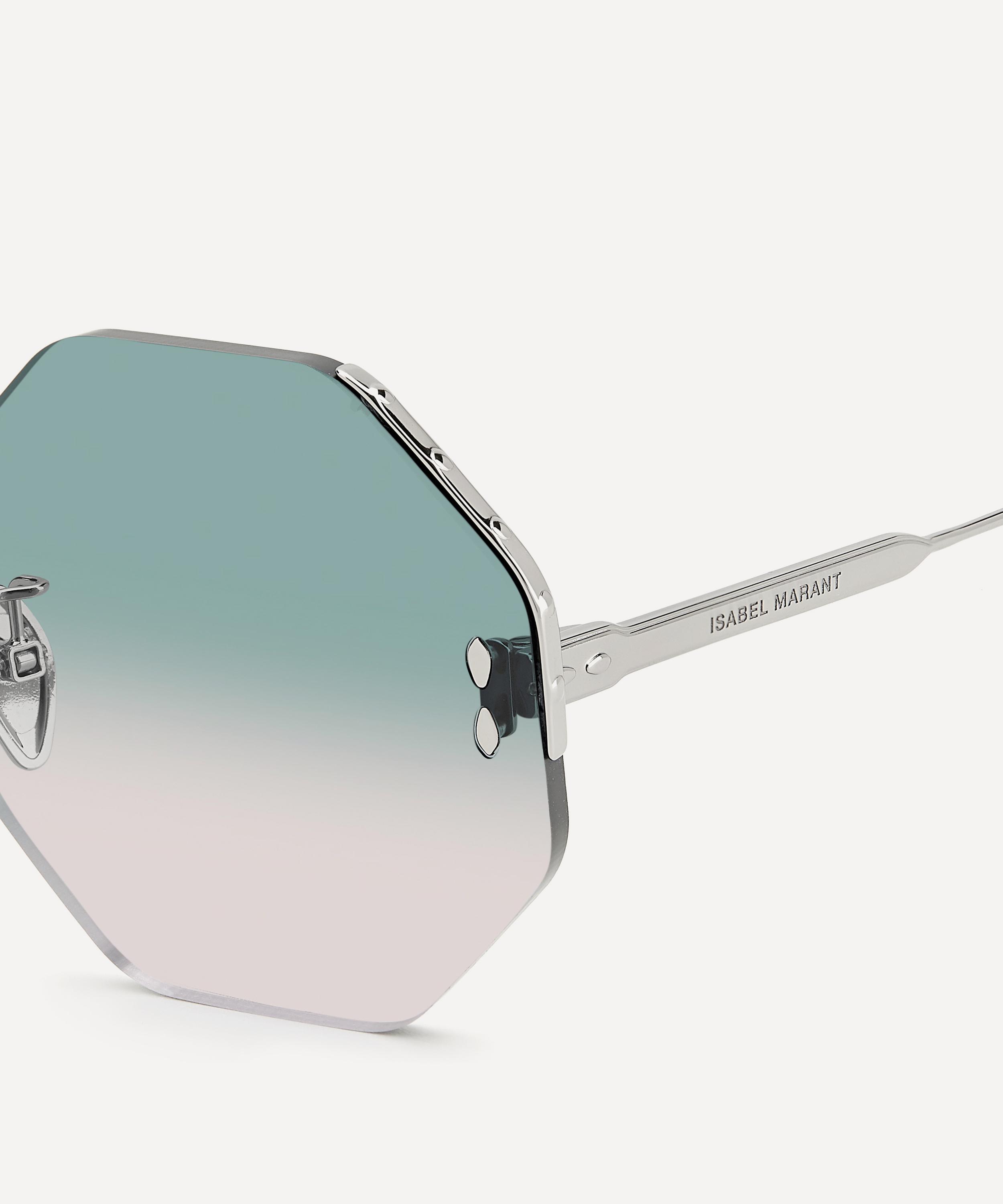 Isabel Marant - Hexagonal Metal Sunglasses image number 4