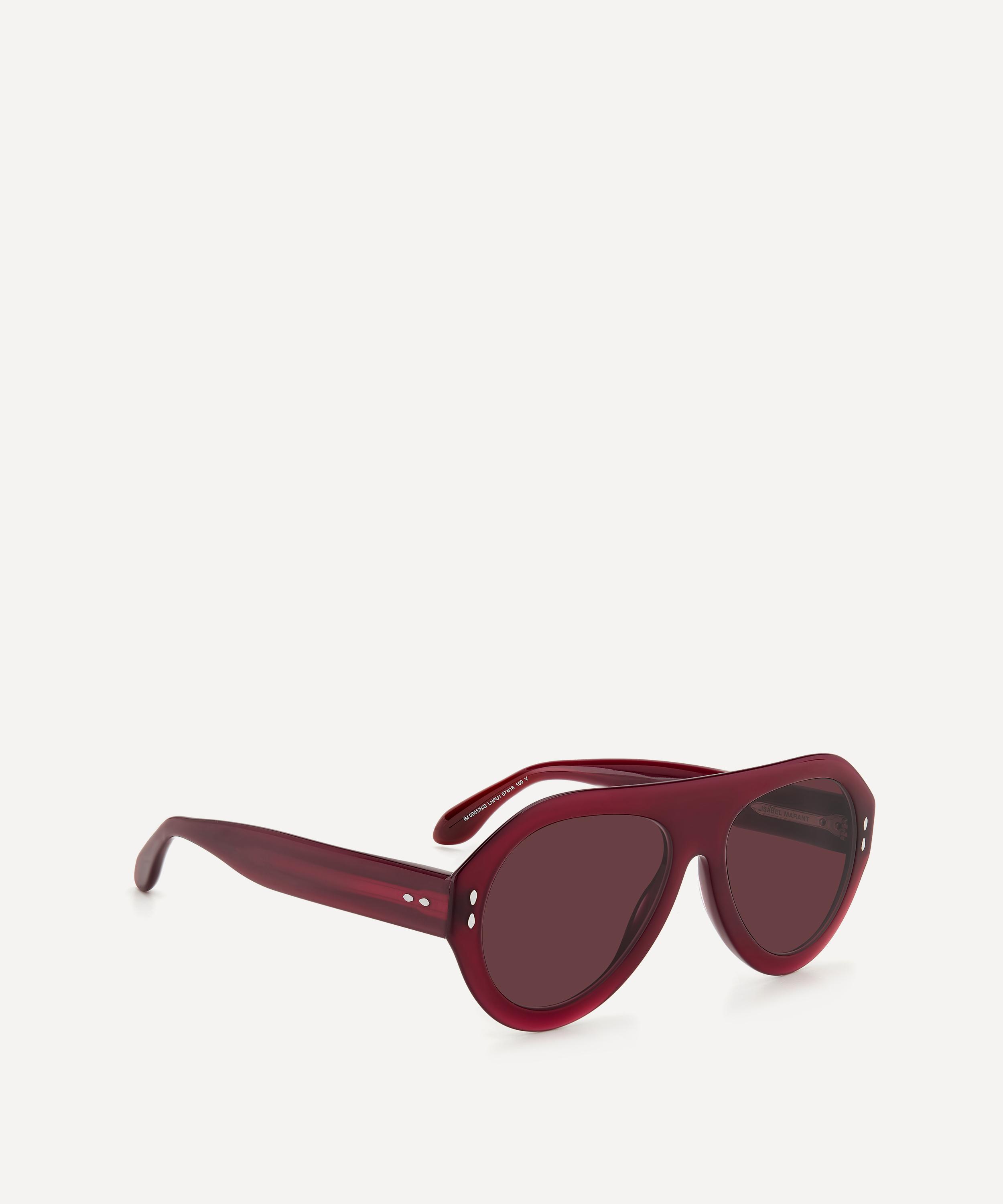 Isabel Marant - Chunky Aviator Sunglasses image number 3