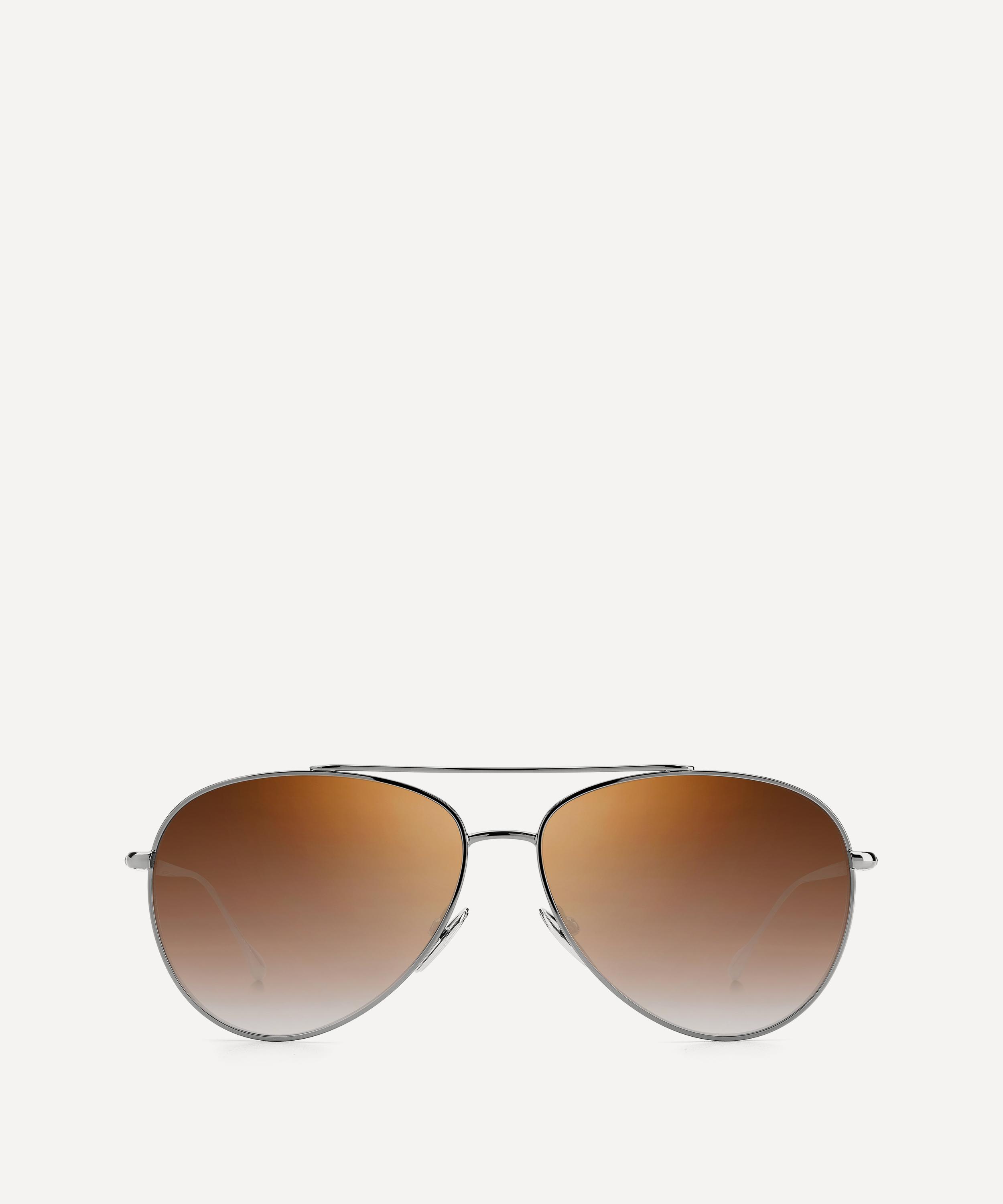 Isabel Marant - Silver Metal Aviator Sunglasses image number 0