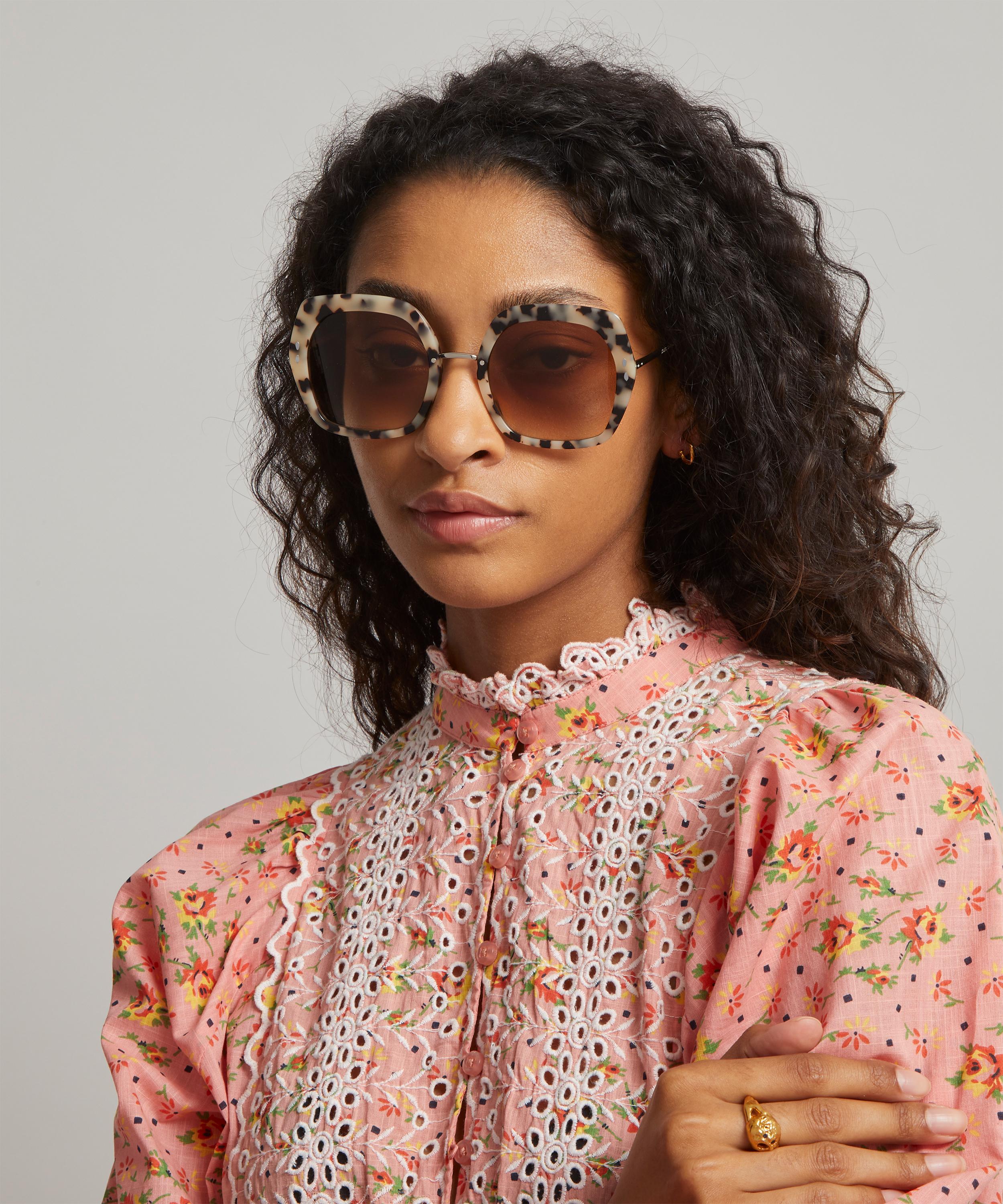 Isabel Marant - Tortoise Butterfly Sunglasses image number 1