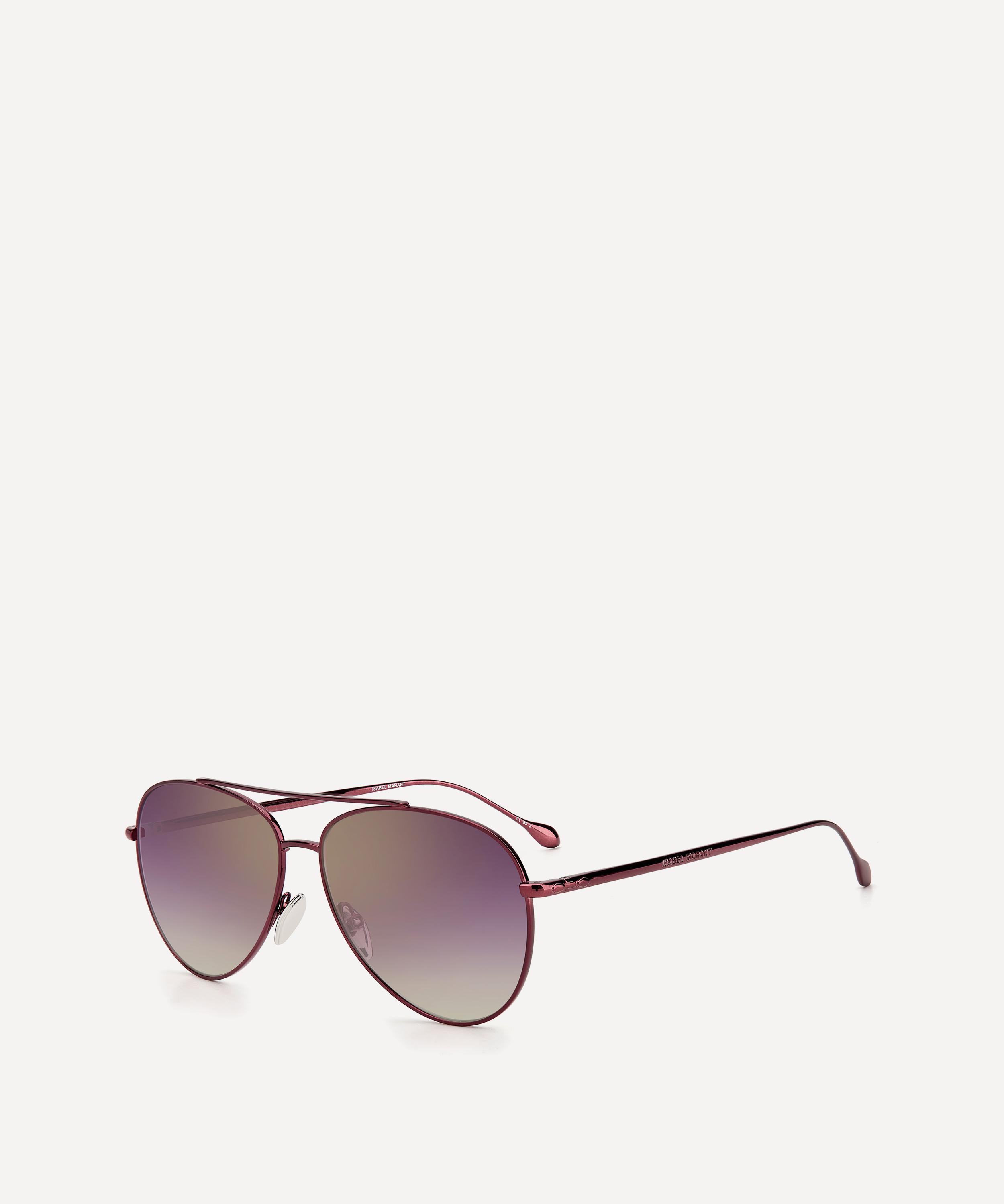 Burgundy aviator outlet sunglasses