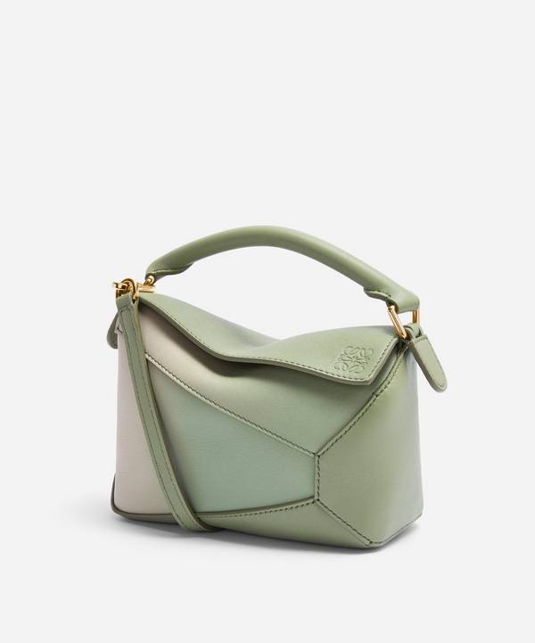 Loewe - x Paula's Ibiza Mini Puzzle Leather Shoulder Bag