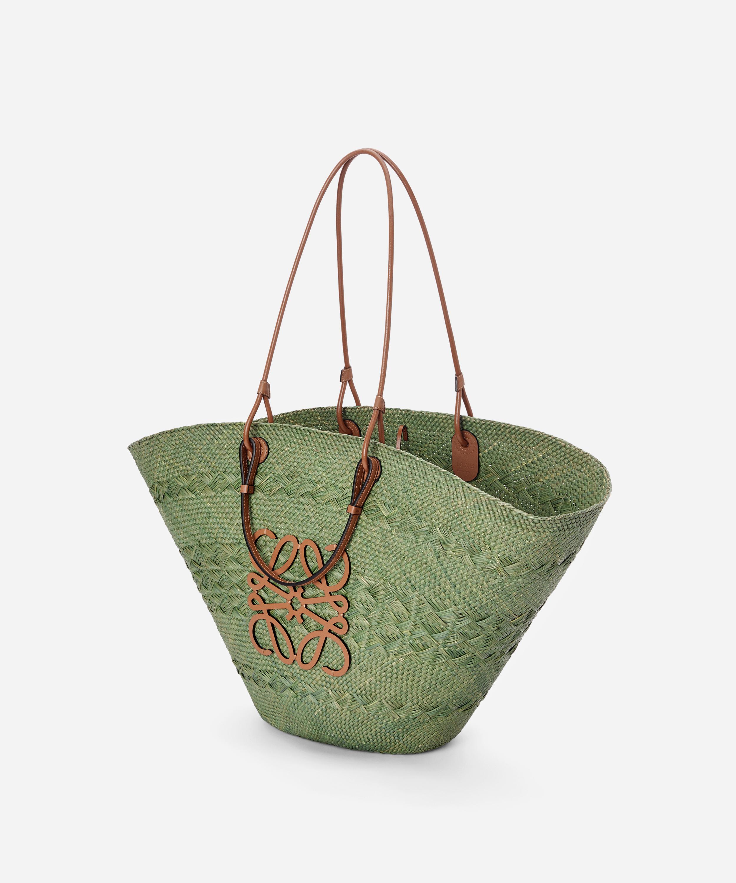 Loewe x Paula's Ibiza Large Green Anagram Basket Bag | Liberty