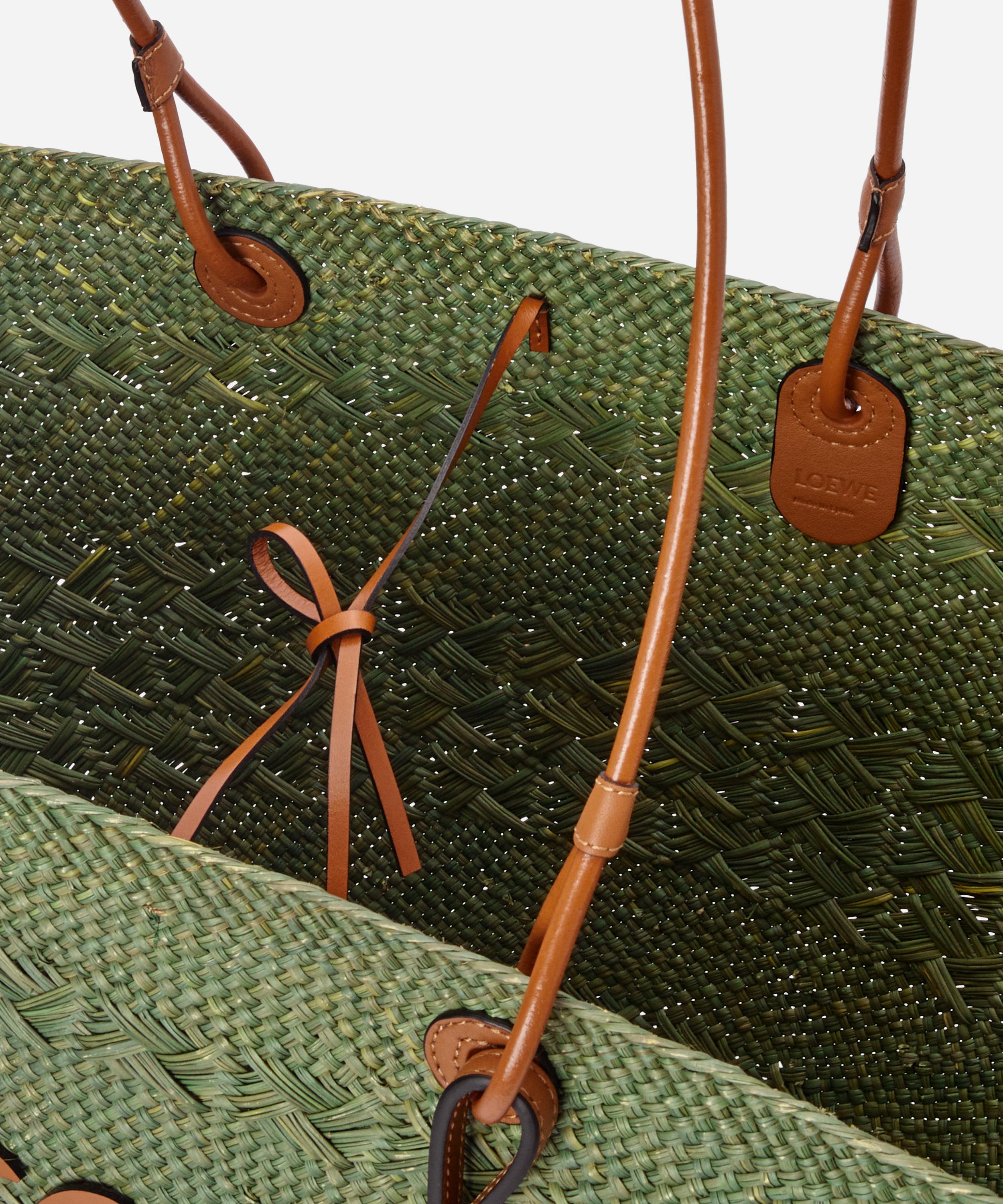 Loewe - x Paula's Ibiza Large Green Anagram Basket Bag image number 3