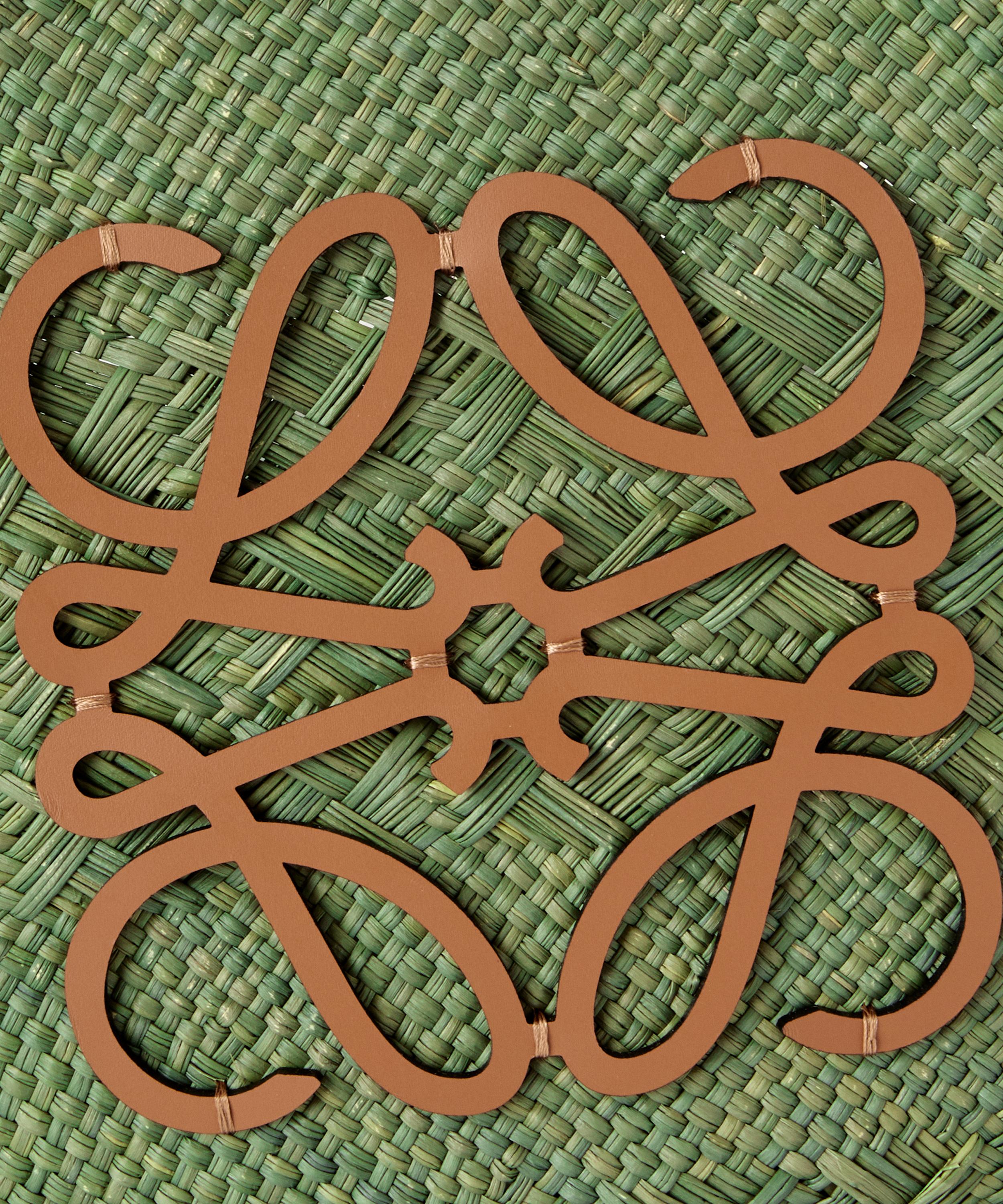 Loewe - x Paula's Ibiza Large Green Anagram Basket Bag image number 4