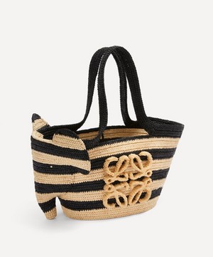 Loewe - x Paula's Ibiza Small Elephant Stripes Basket Bag image number 1