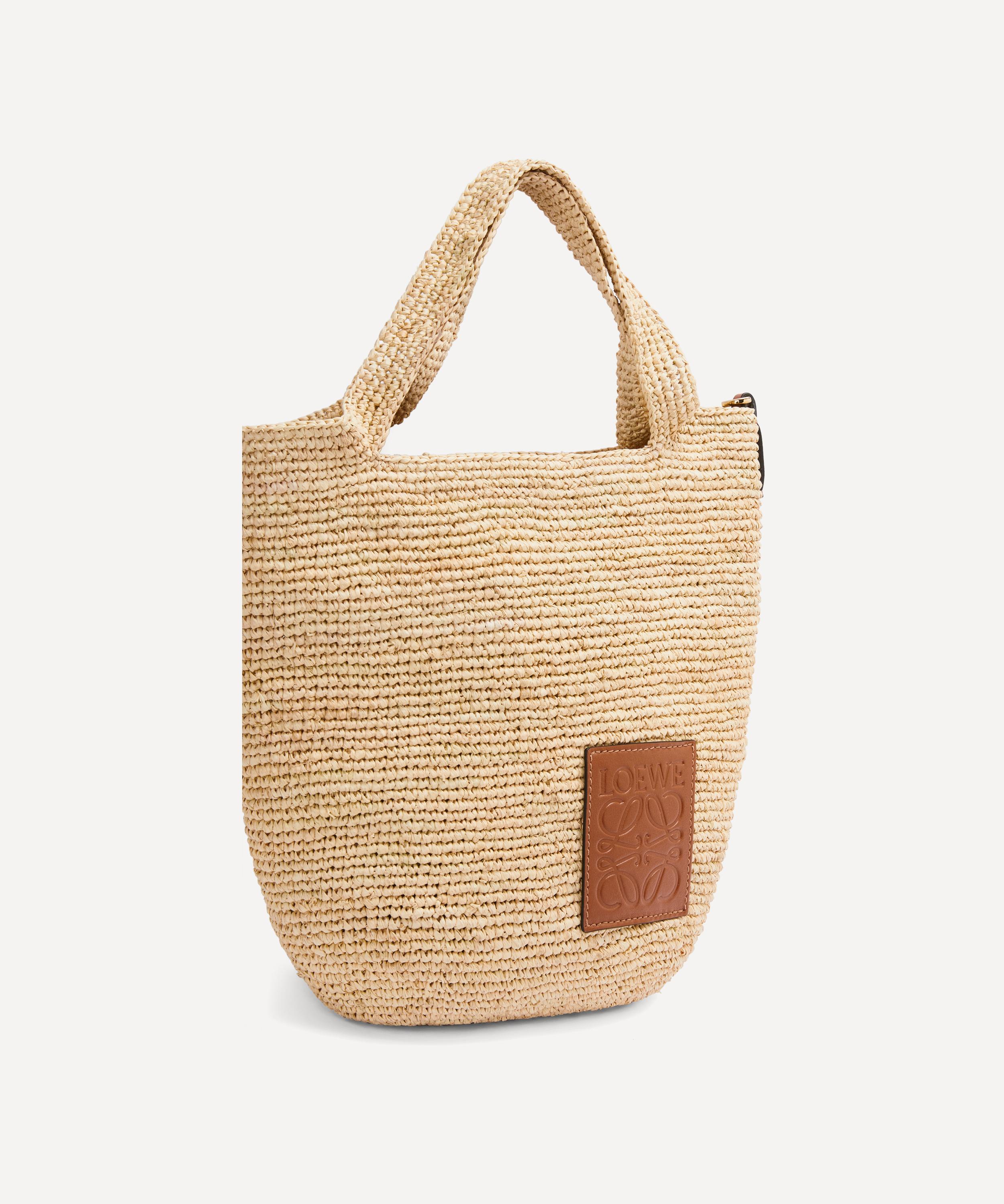 Loewe raffia tote new arrivals