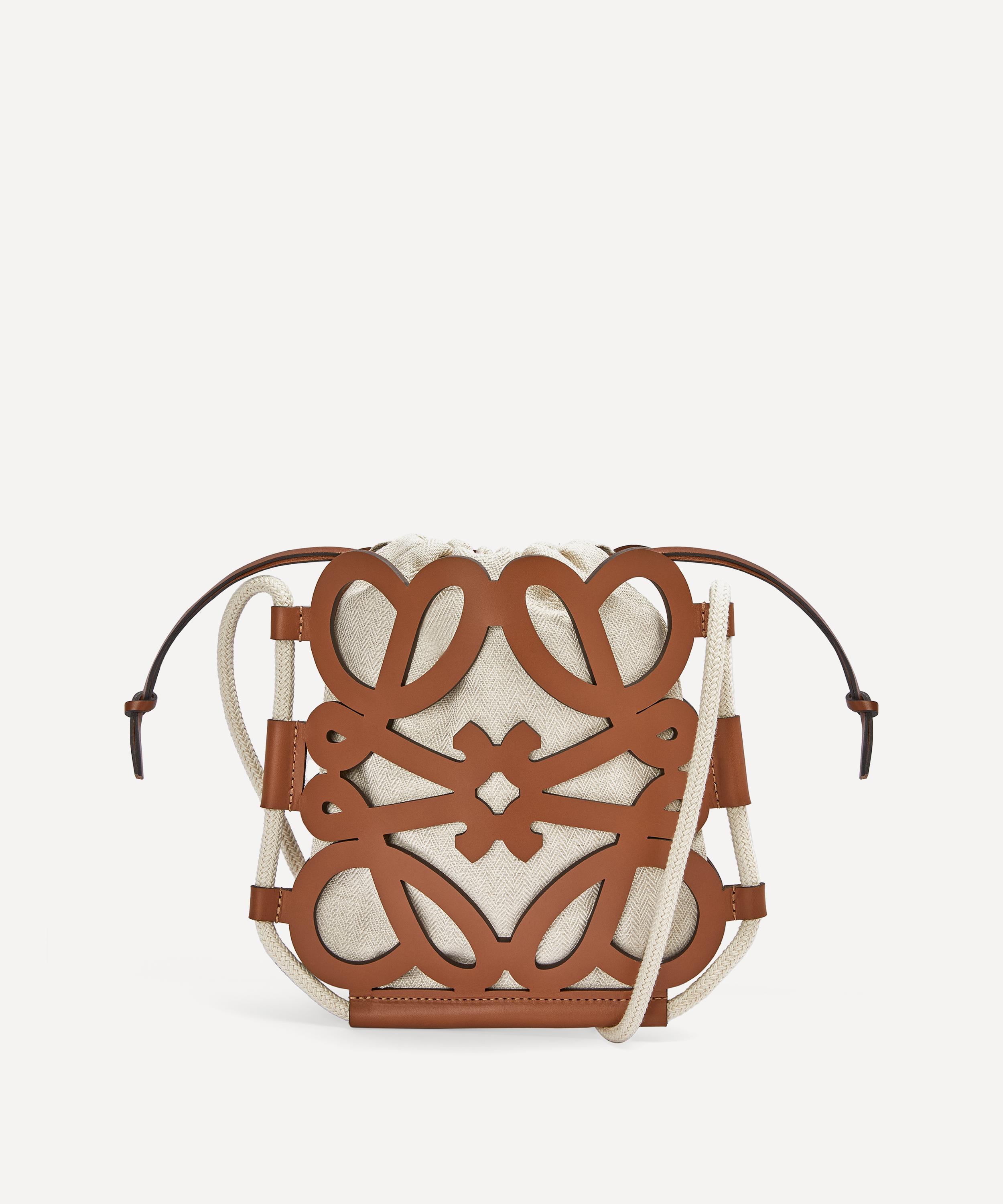 Loewe x Paula's Ibiza Anagram Cut-Out Leather Pocket Cross
