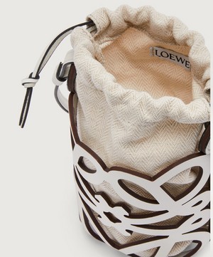 Loewe - x Paula's Ibiza Anagram Cut-Out Leather Pocket Bag image number 3