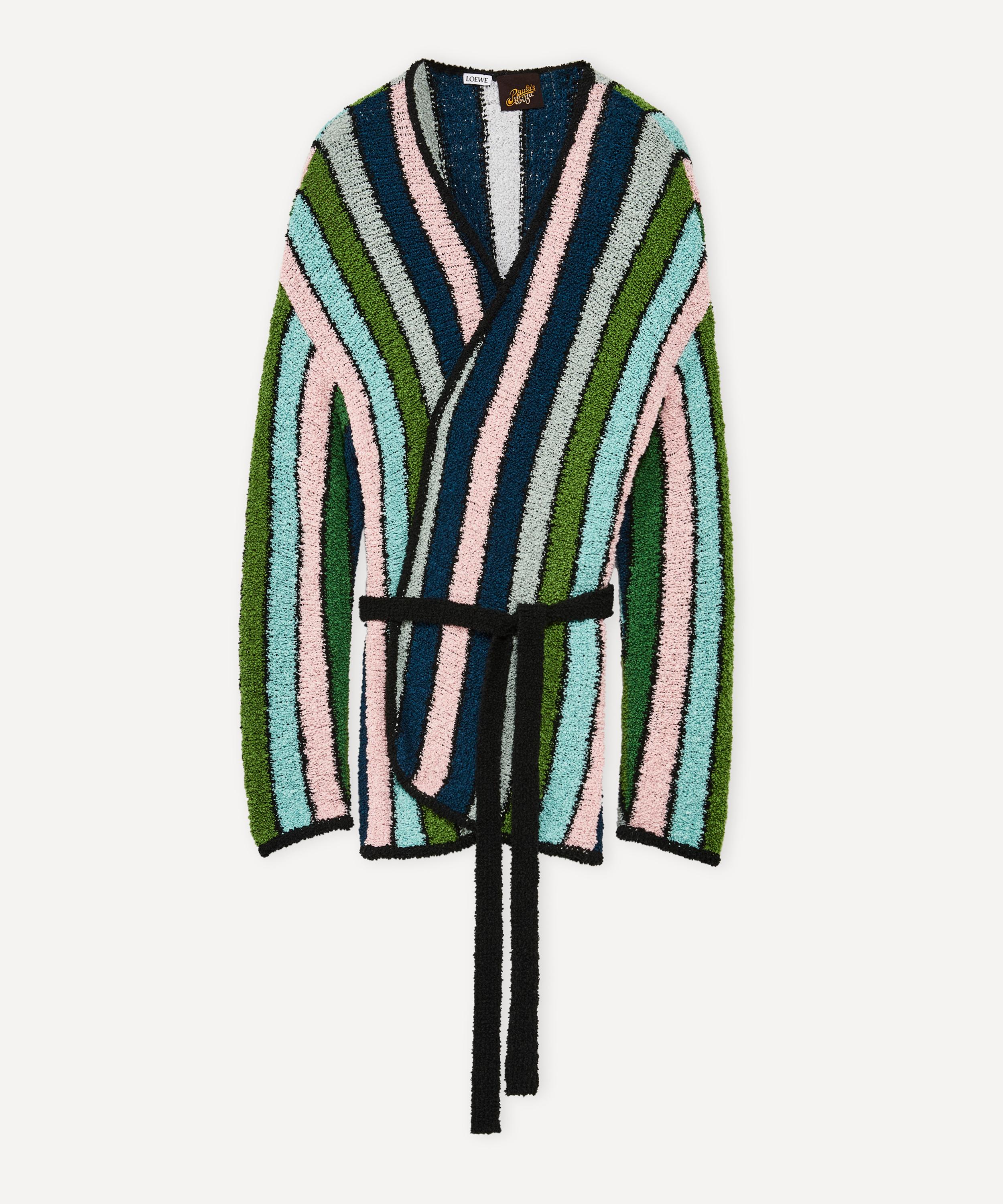 Loewe x Paula's Ibiza Striped Belted Cardigan | Liberty