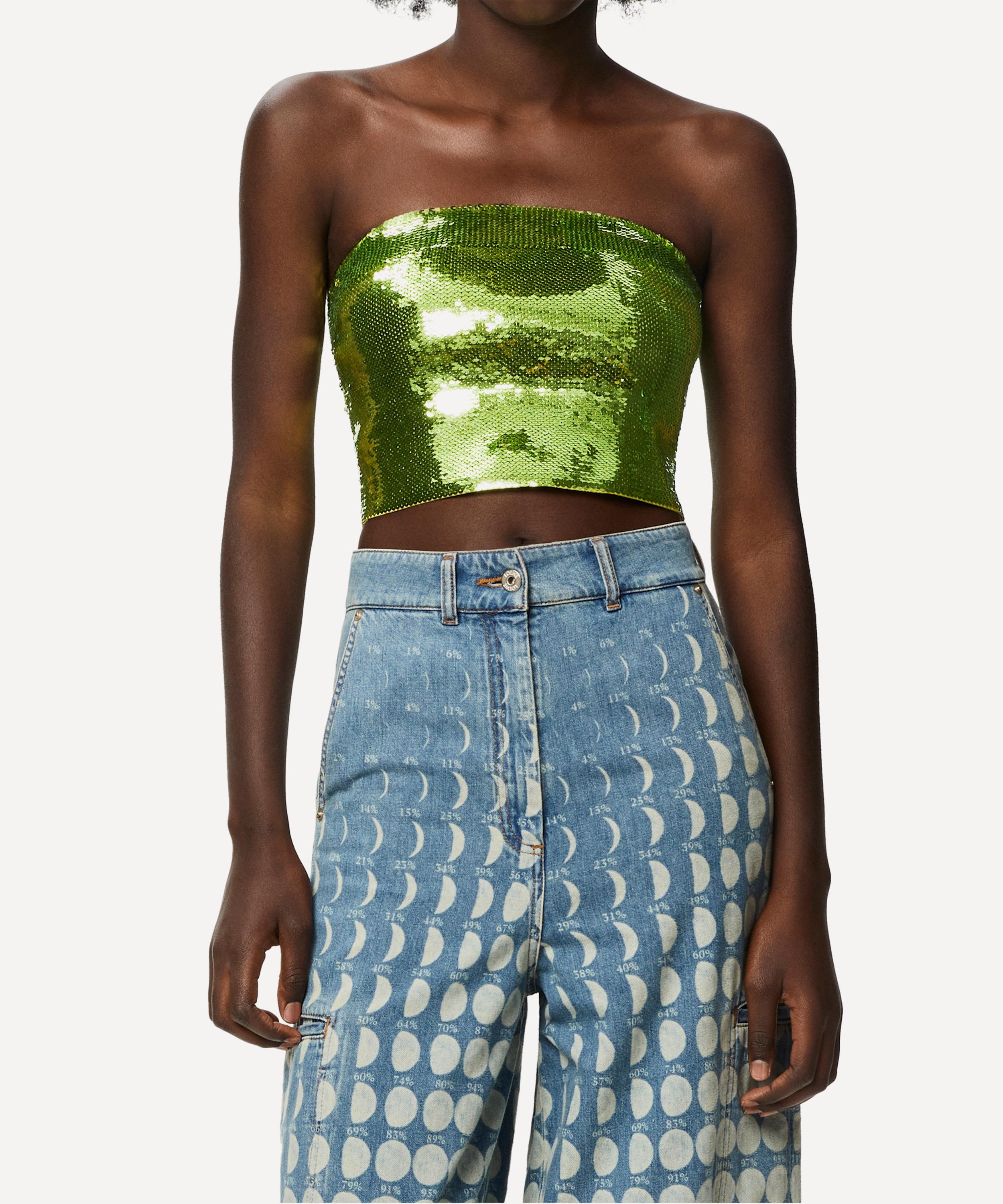 Loewe - x Paula's Ibiza Sequin Bustier Top image number 2