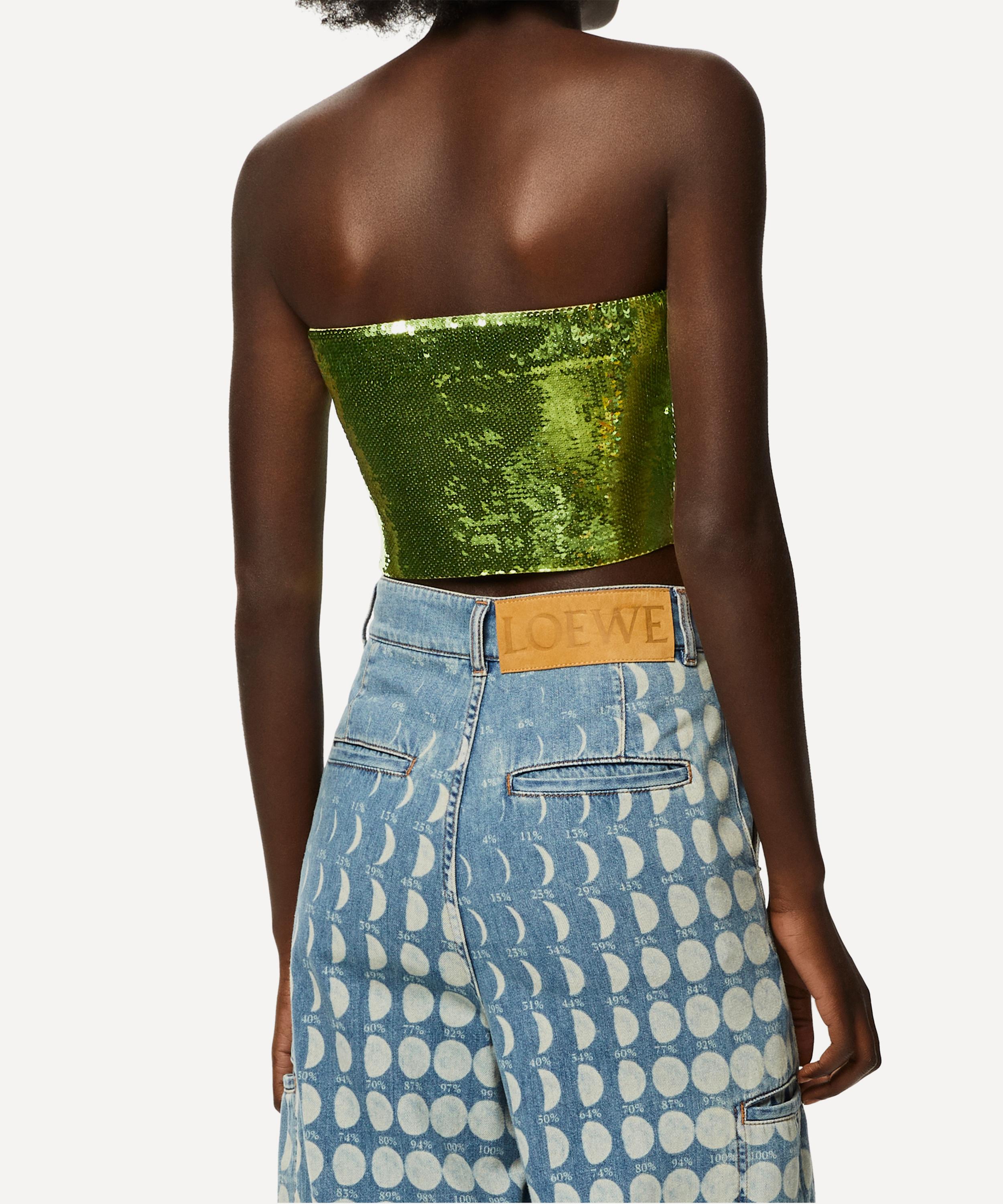 Loewe - x Paula's Ibiza Sequin Bustier Top image number 3