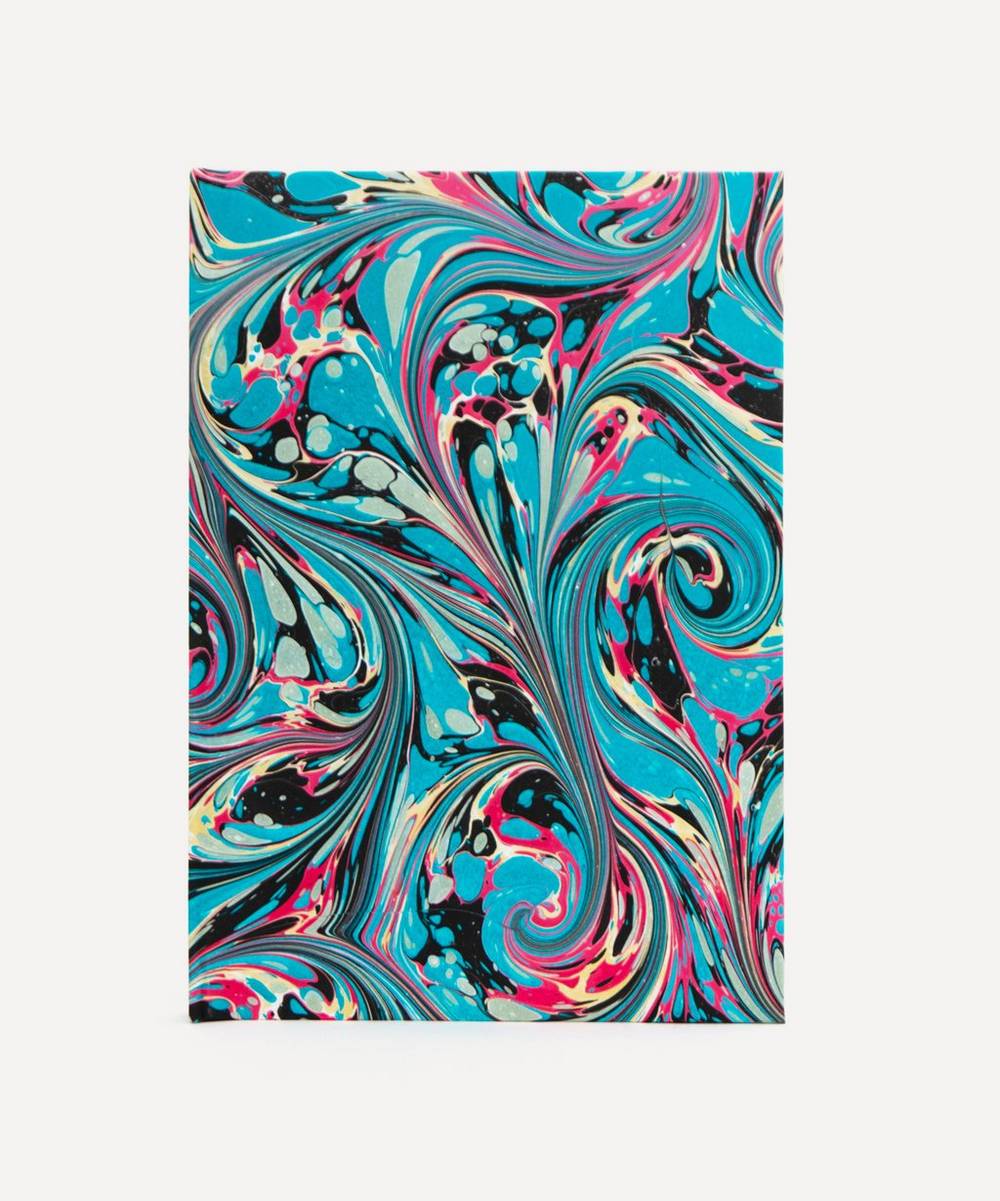 Marmor Paperie - Abalone Shell Swirl Marbled A5 Journal
