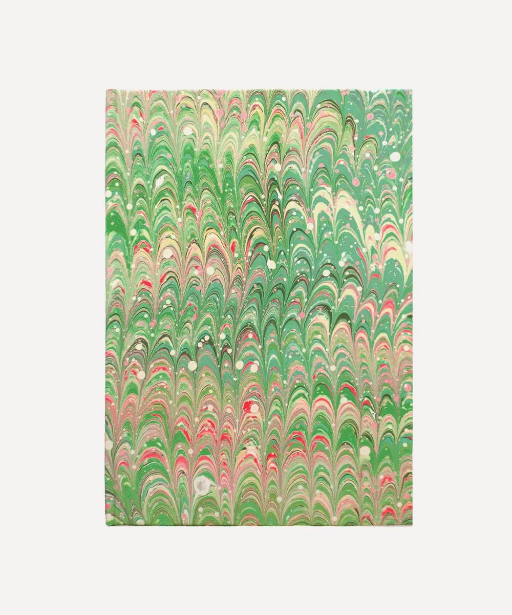 Marmor Paperie - Green Nonpareil Marbled A5 Journal