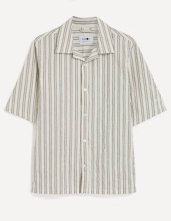 NN07 - Ole 1652 Striped Linen Shirt