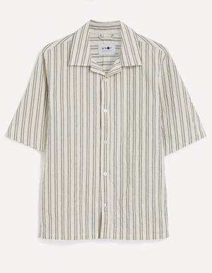Ole 1652 Striped Linen Shirt
