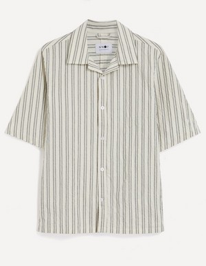 NN07 - Ole 1652 Striped Linen Shirt image number 0