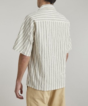 NN07 - Ole 1652 Striped Linen Shirt image number 3
