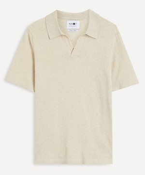 NN07 - Ryan 6311 Linen Blend Polo-Shirt image number 0