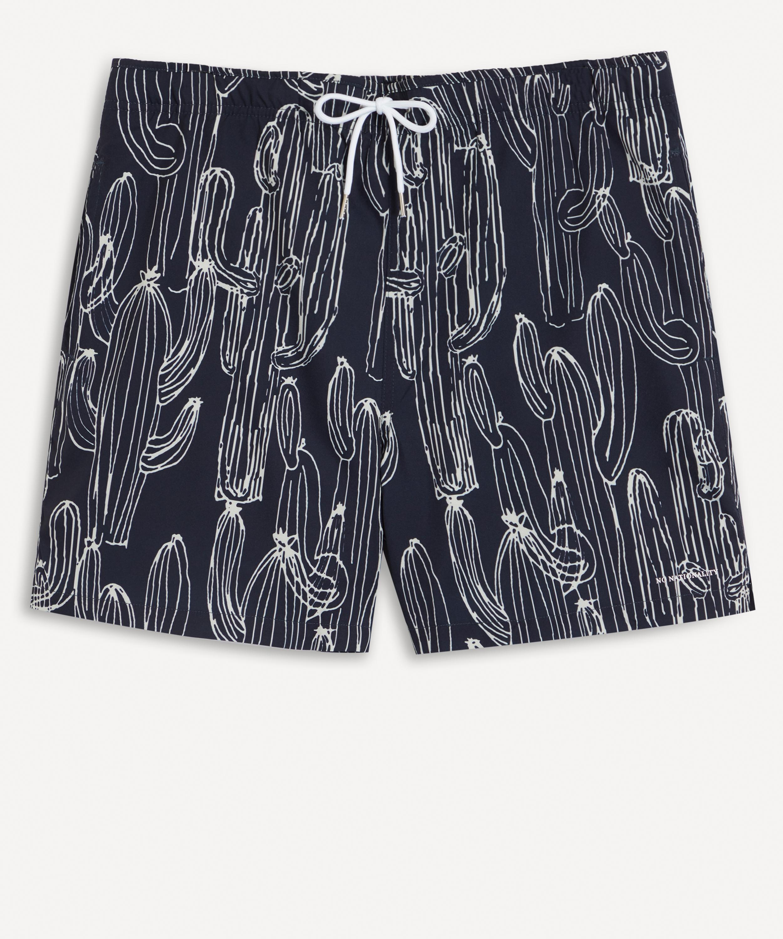 NN07 - Jules Print 1392 Drawstring Swim Shorts image number 0