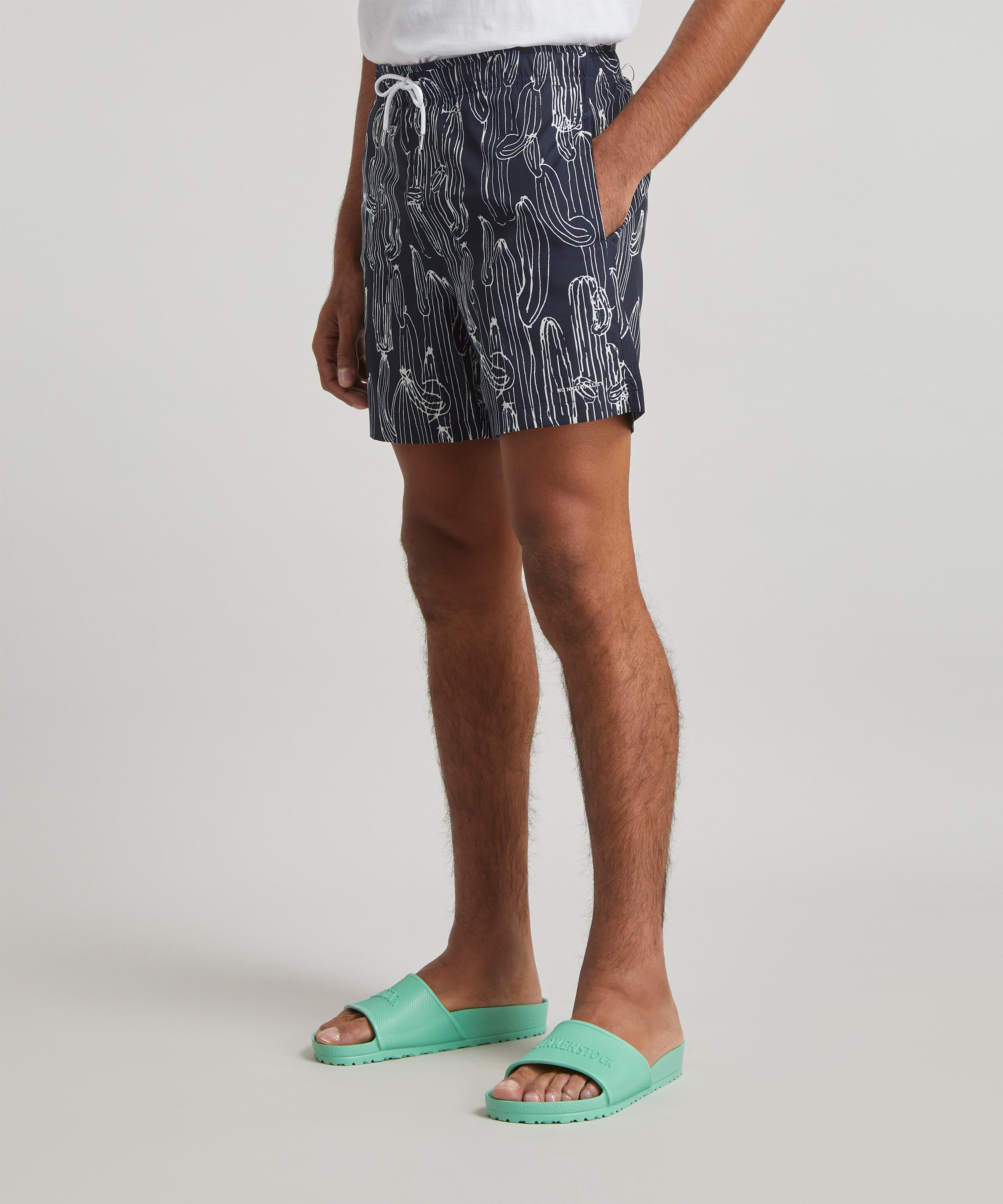 NN07 - Jules Print 1392 Drawstring Swim Shorts image number 1