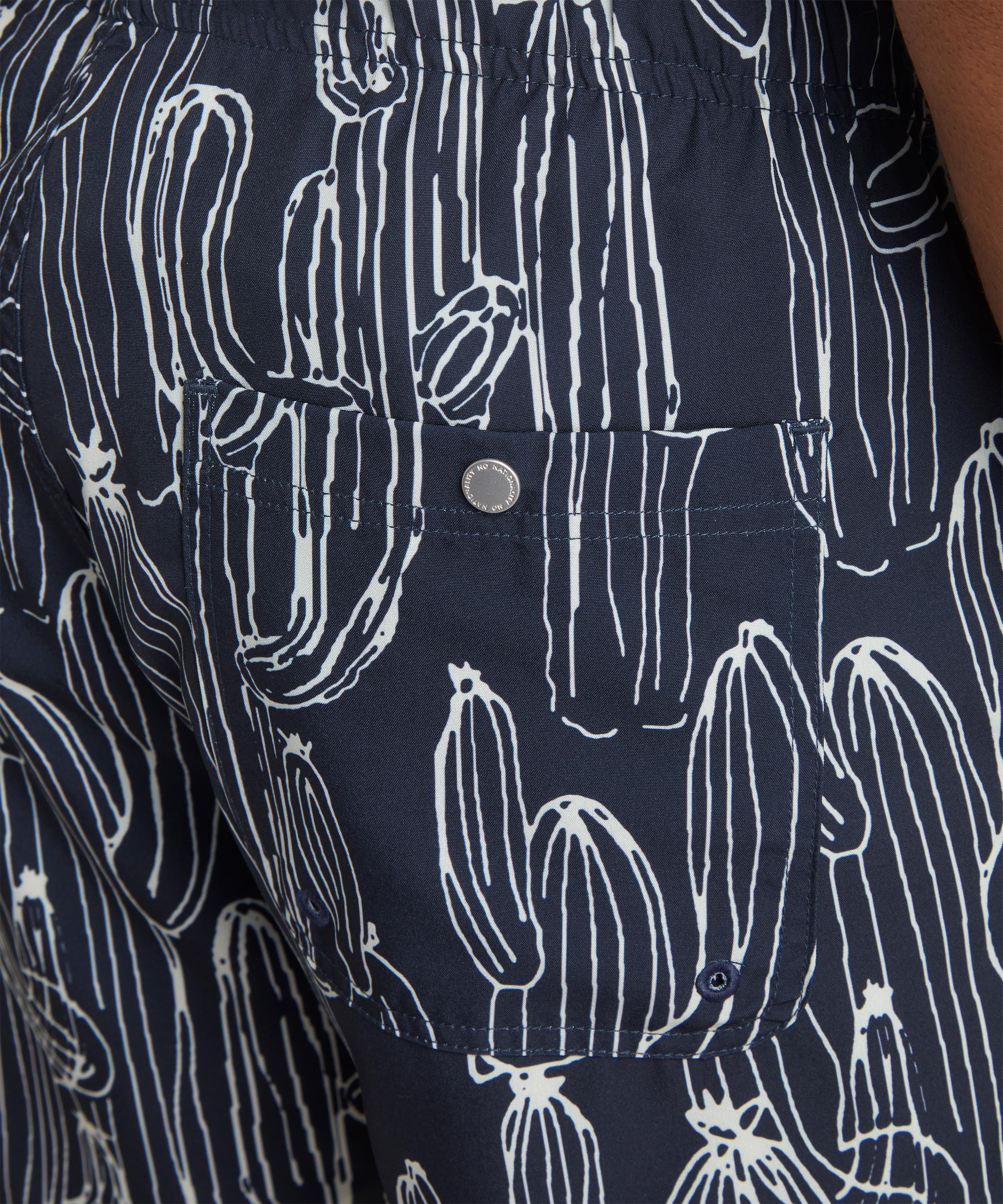 NN07 - Jules Print 1392 Drawstring Swim Shorts image number 4
