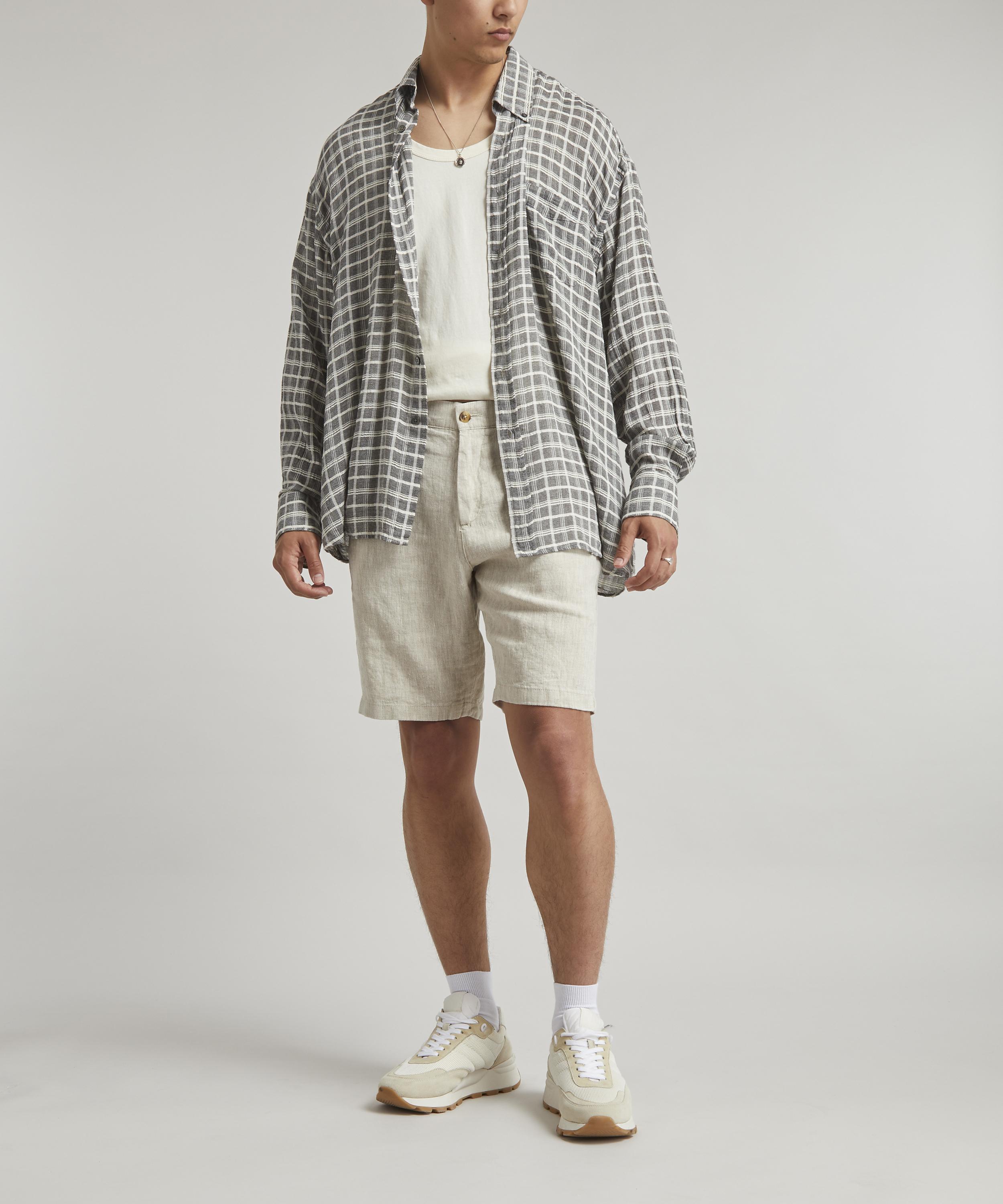 NN07 - Crown 1196 Linen Shorts image number 1