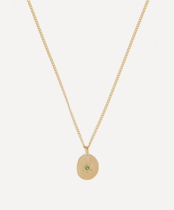 Seb Brown - 9ct Gold Simple Pendant Necklace image number 0