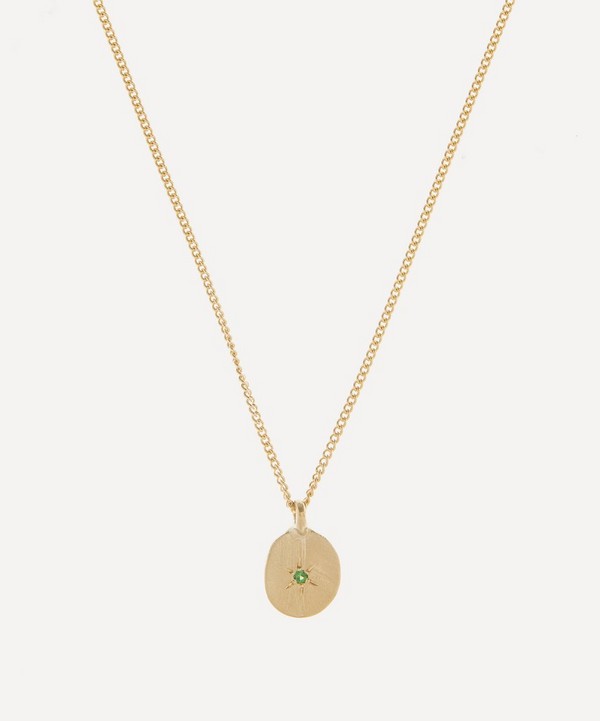 Seb Brown - 9ct Gold Simple Pendant Necklace image number null