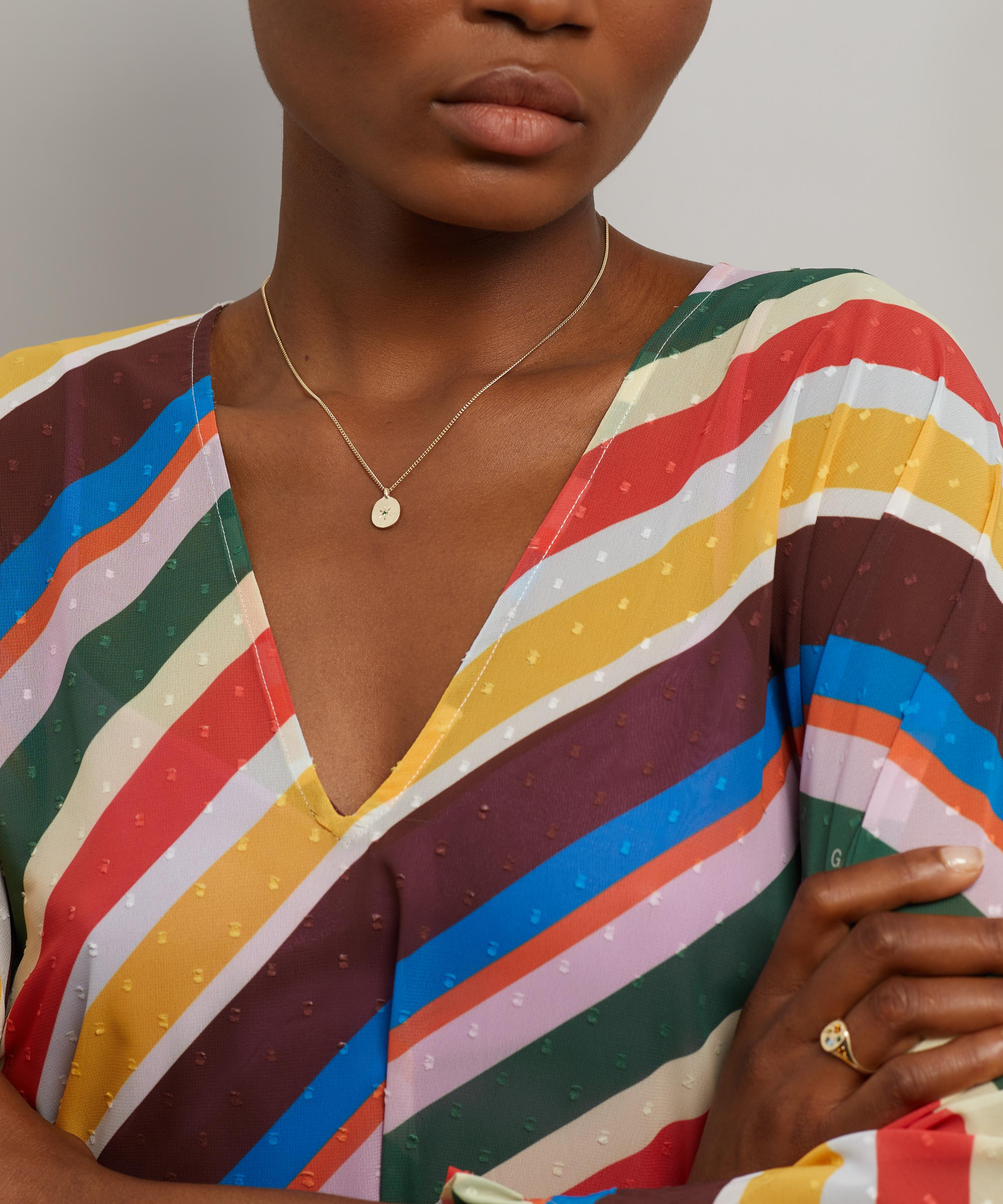 Seb Brown - 9ct Gold Simple Pendant Necklace image number 1